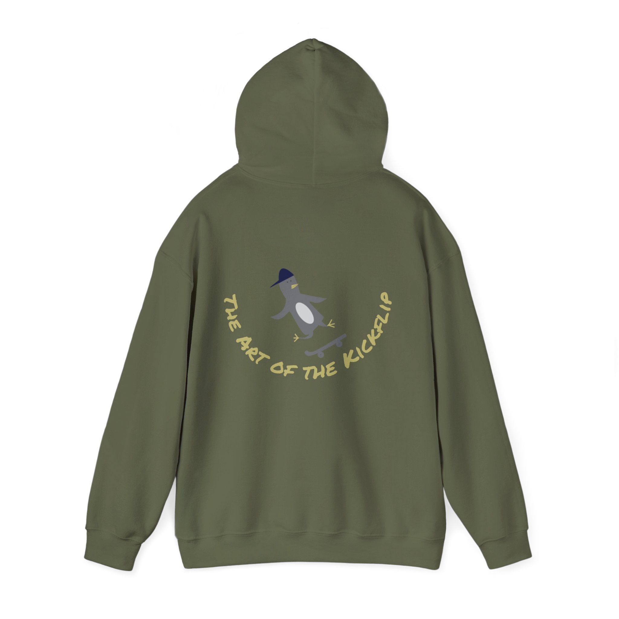 Penguin Kick-Flipping Hoodie
