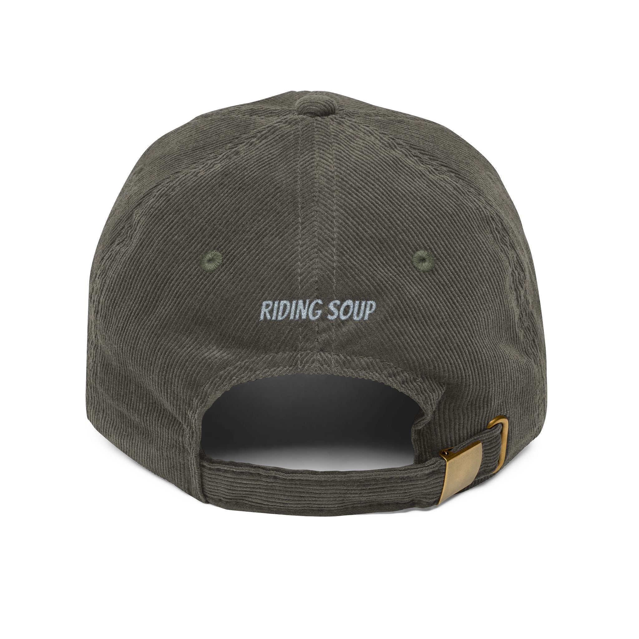 Vintage Corduroy Embroidered Cap — Trent the Turtle