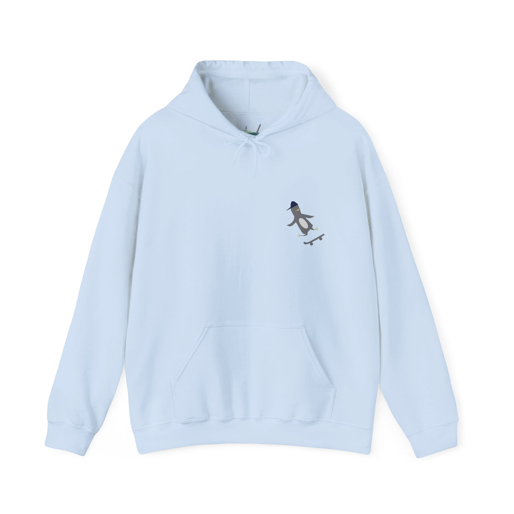 Penguin Kick-Flipping Hoodie