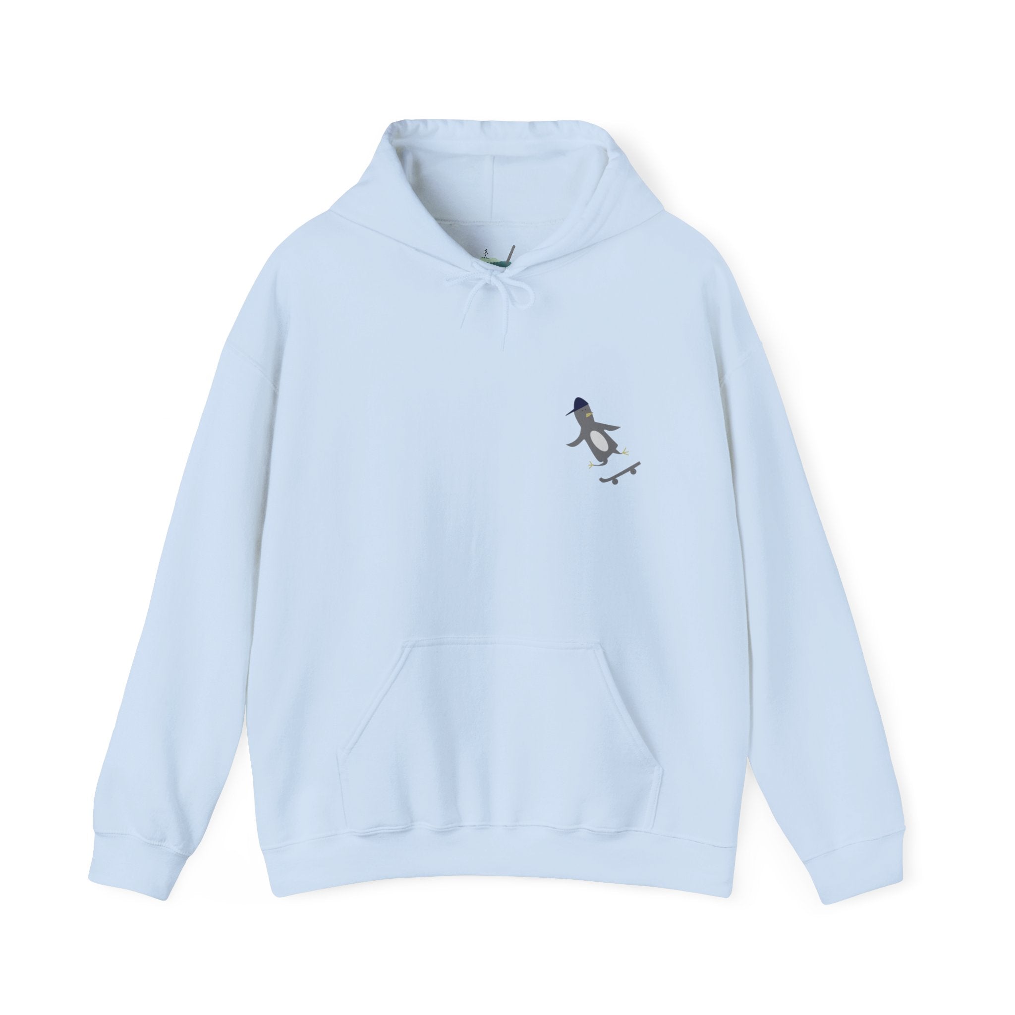 Penguin Kick-Flipping Hoodie