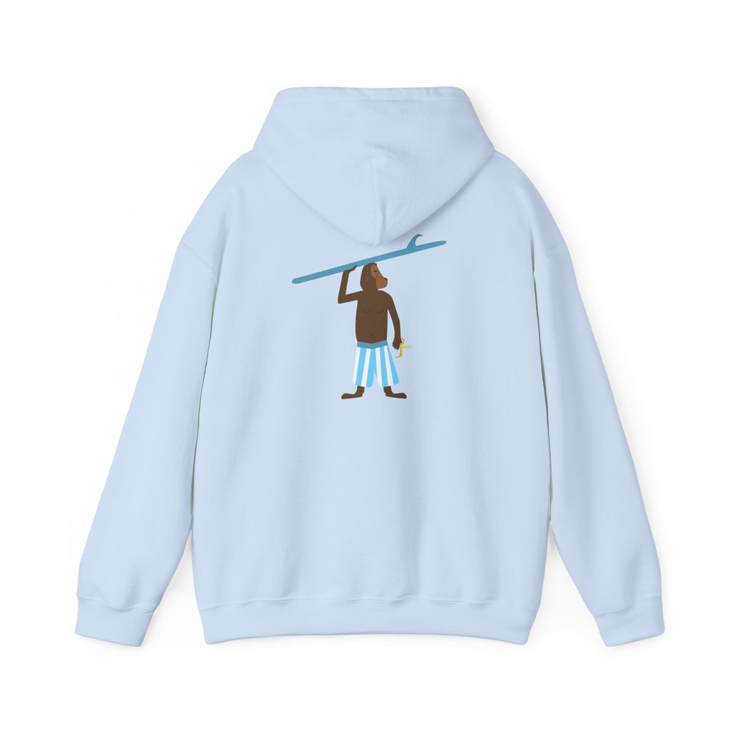 Monkey Carrying Longboard Hoodie