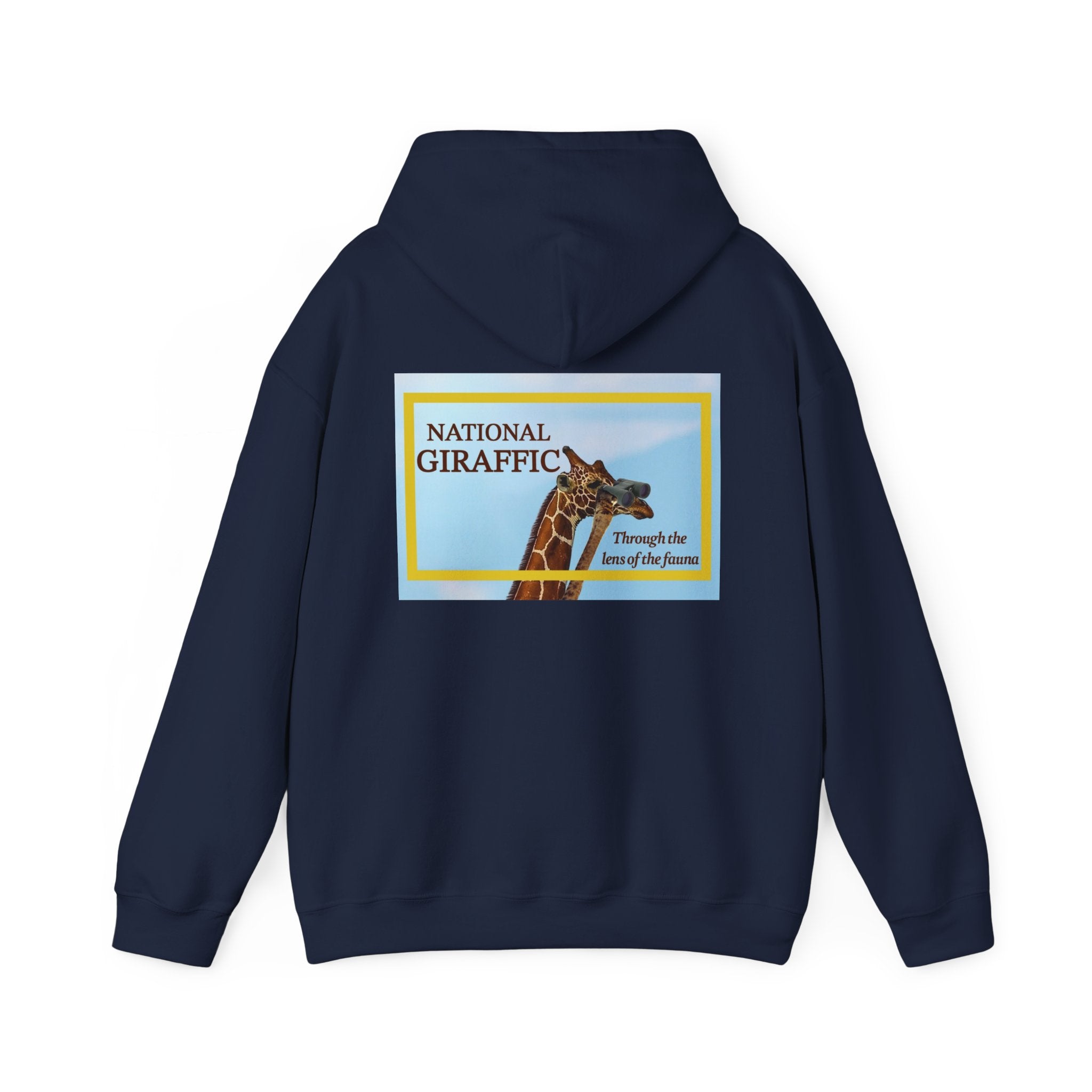 Giraffe Graphic Hoodie — "National Giraffic"