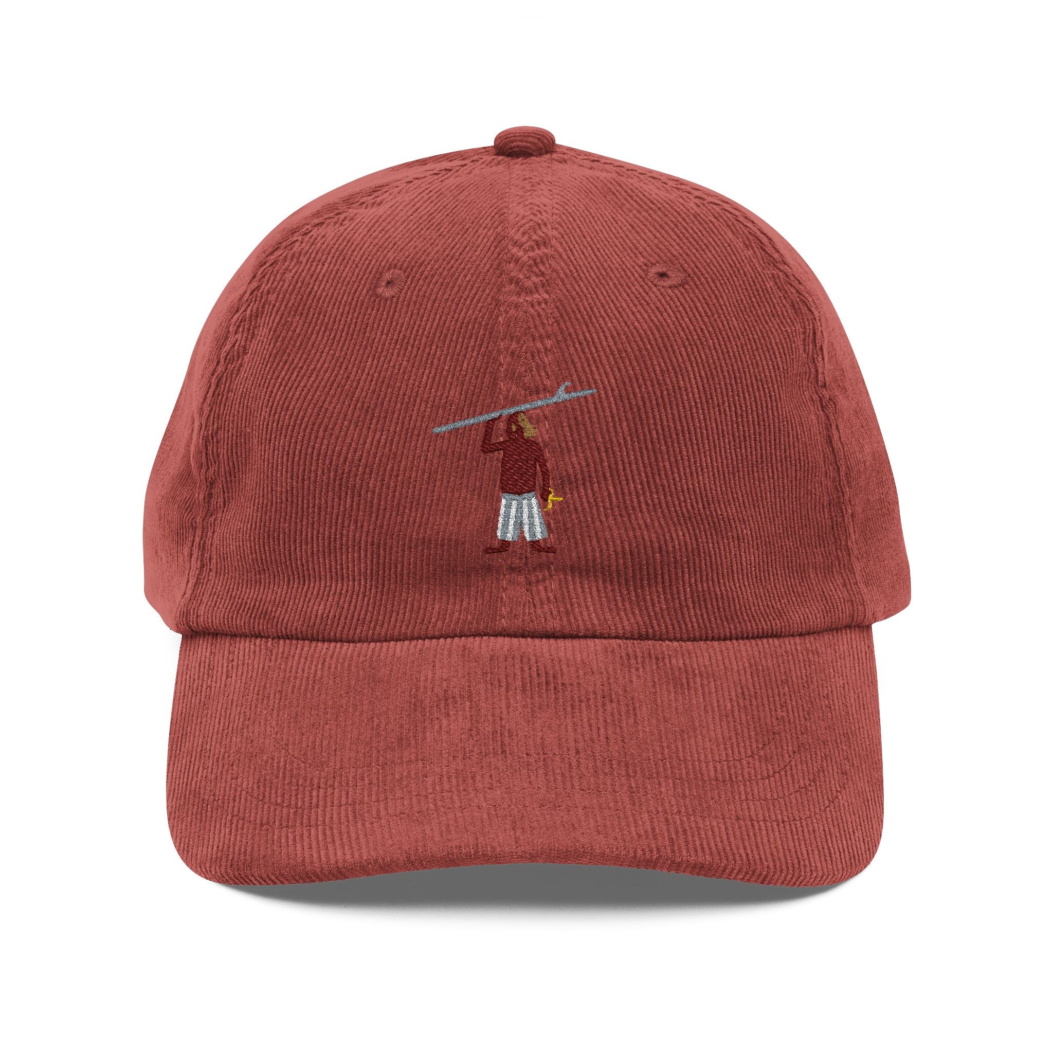 Vintage Corduroy Embroidered Cap — Surfing Monkey