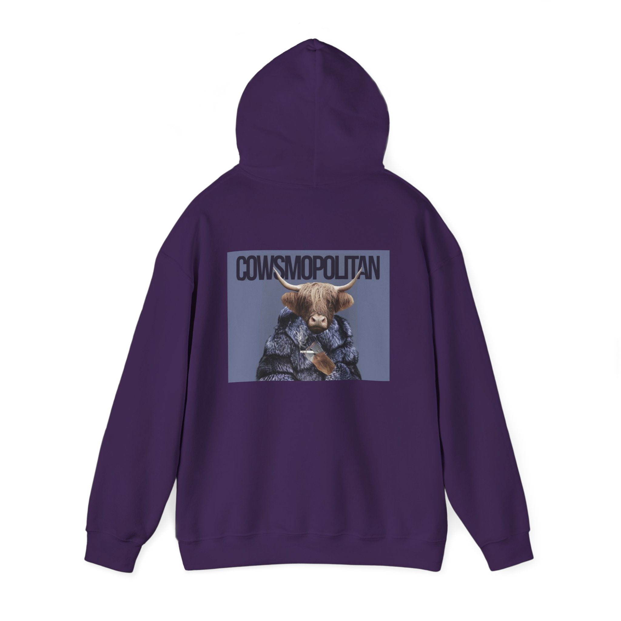 Cosmopolitan Cow Graphic Hoodie