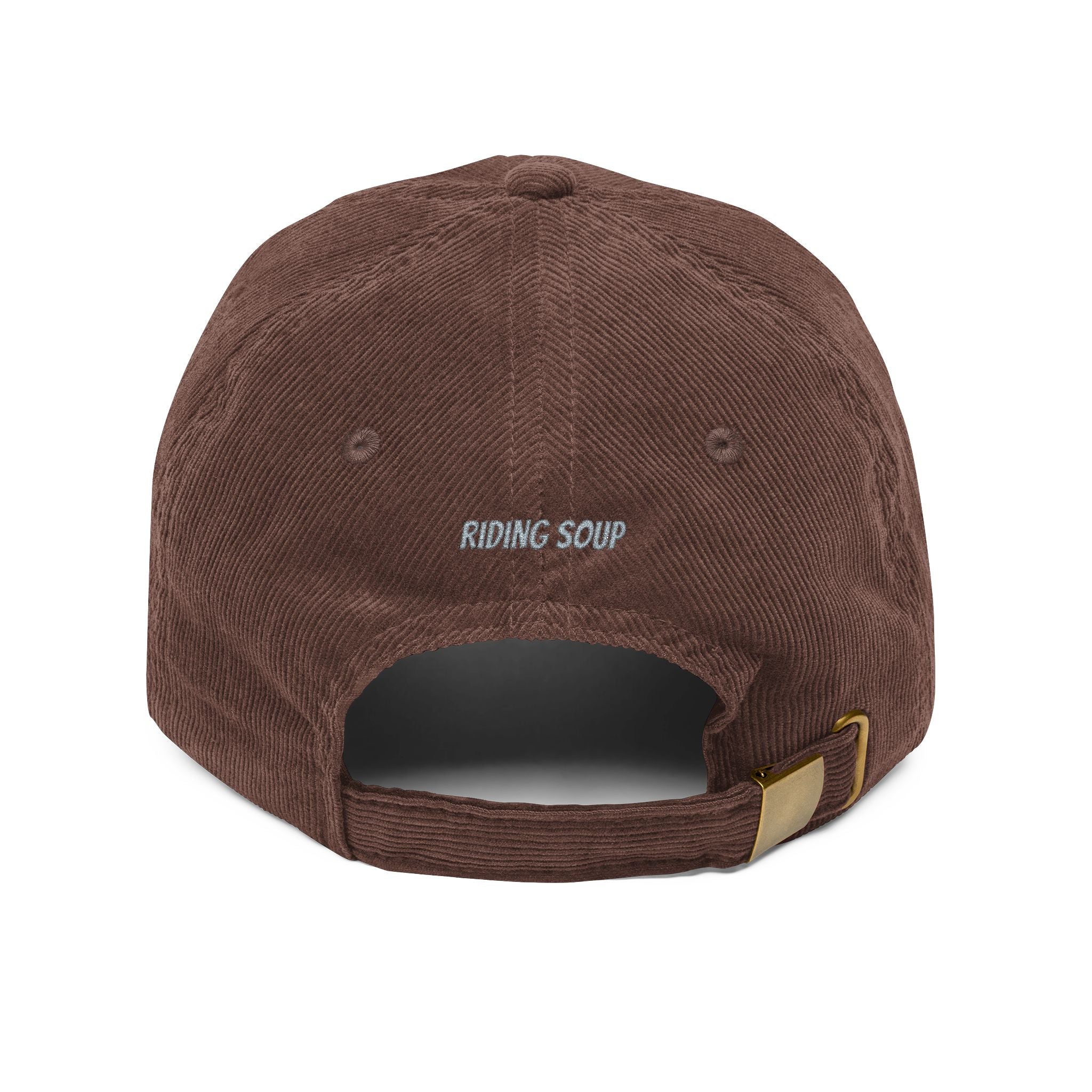 Corduroy Baseball Cap — Embroidered Surf Kangaroo