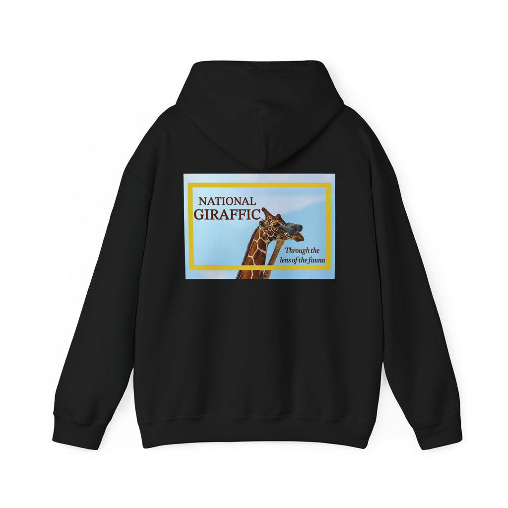 Giraffe Graphic Hoodie — "National Giraffic"