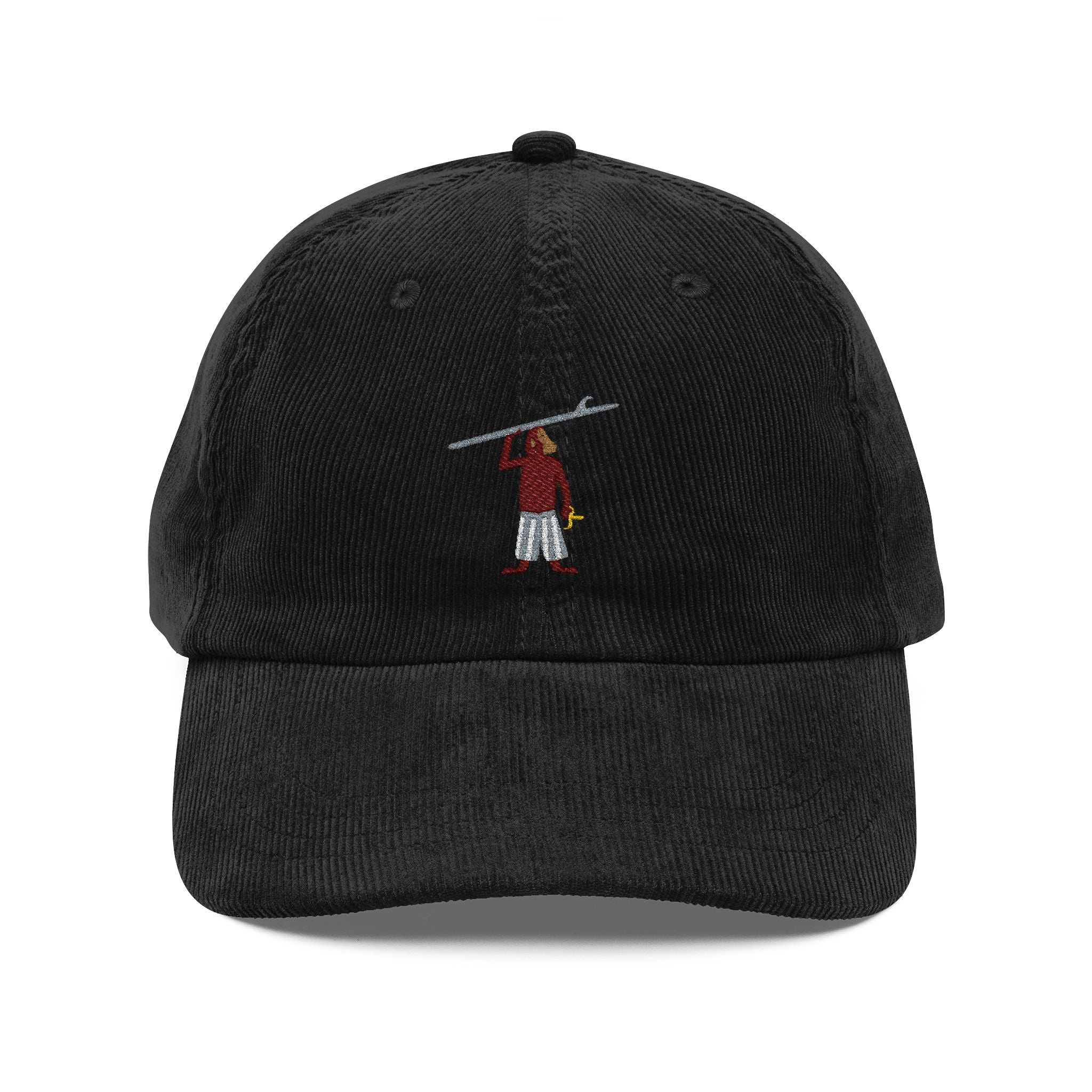 Vintage Corduroy Embroidered Cap — Surfing Monkey
