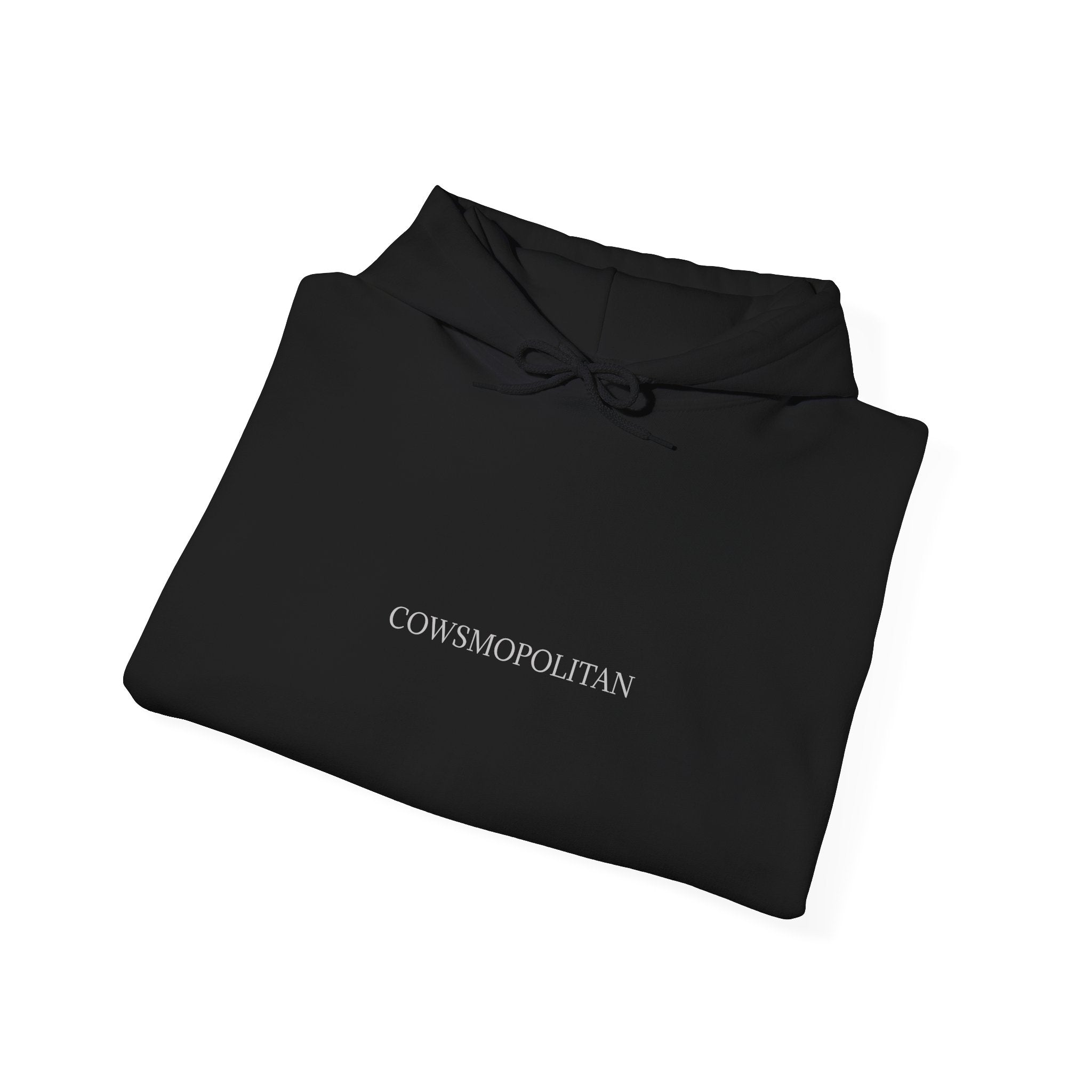 Cosmopolitan Cow Graphic Hoodie