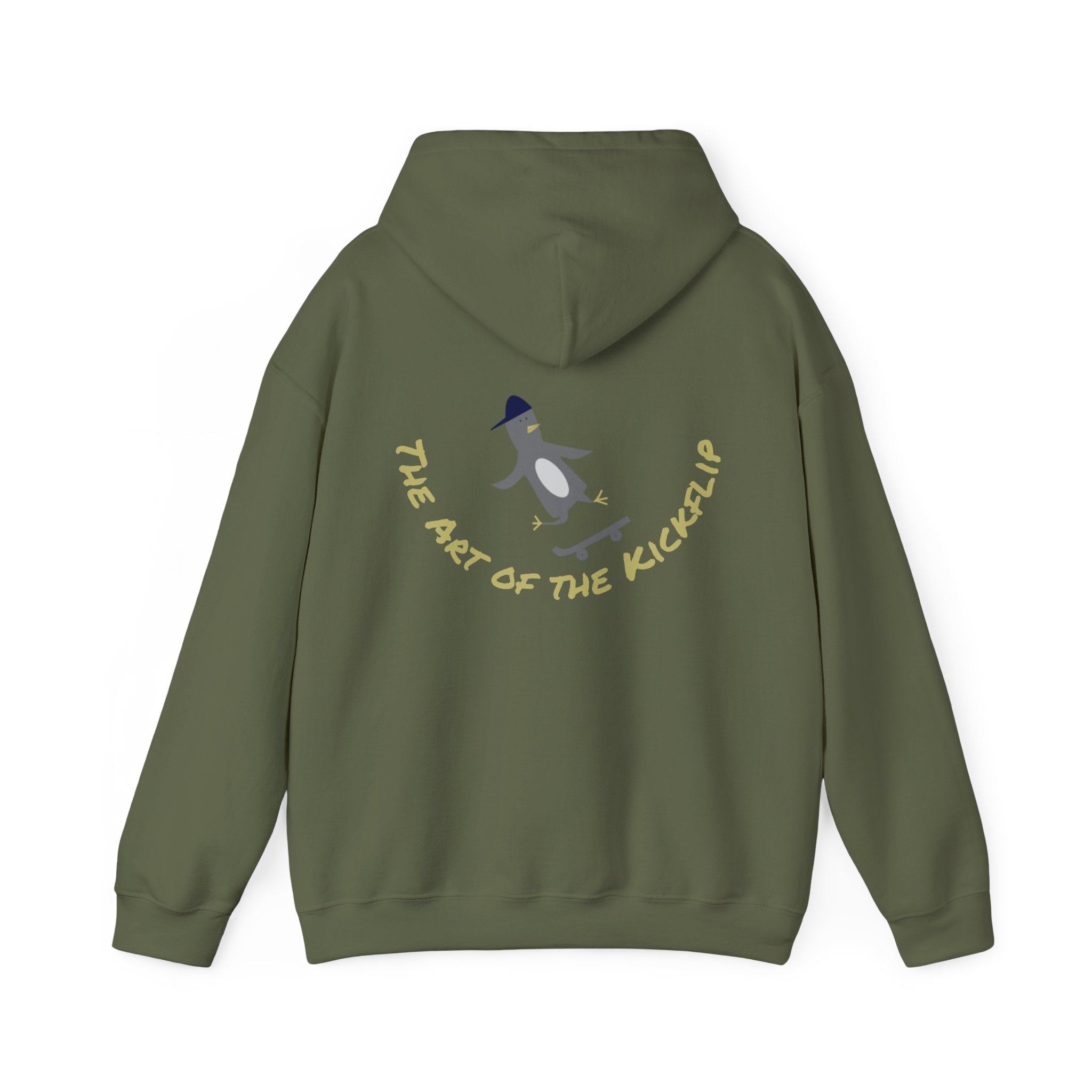 Penguin Kick-Flipping Hoodie
