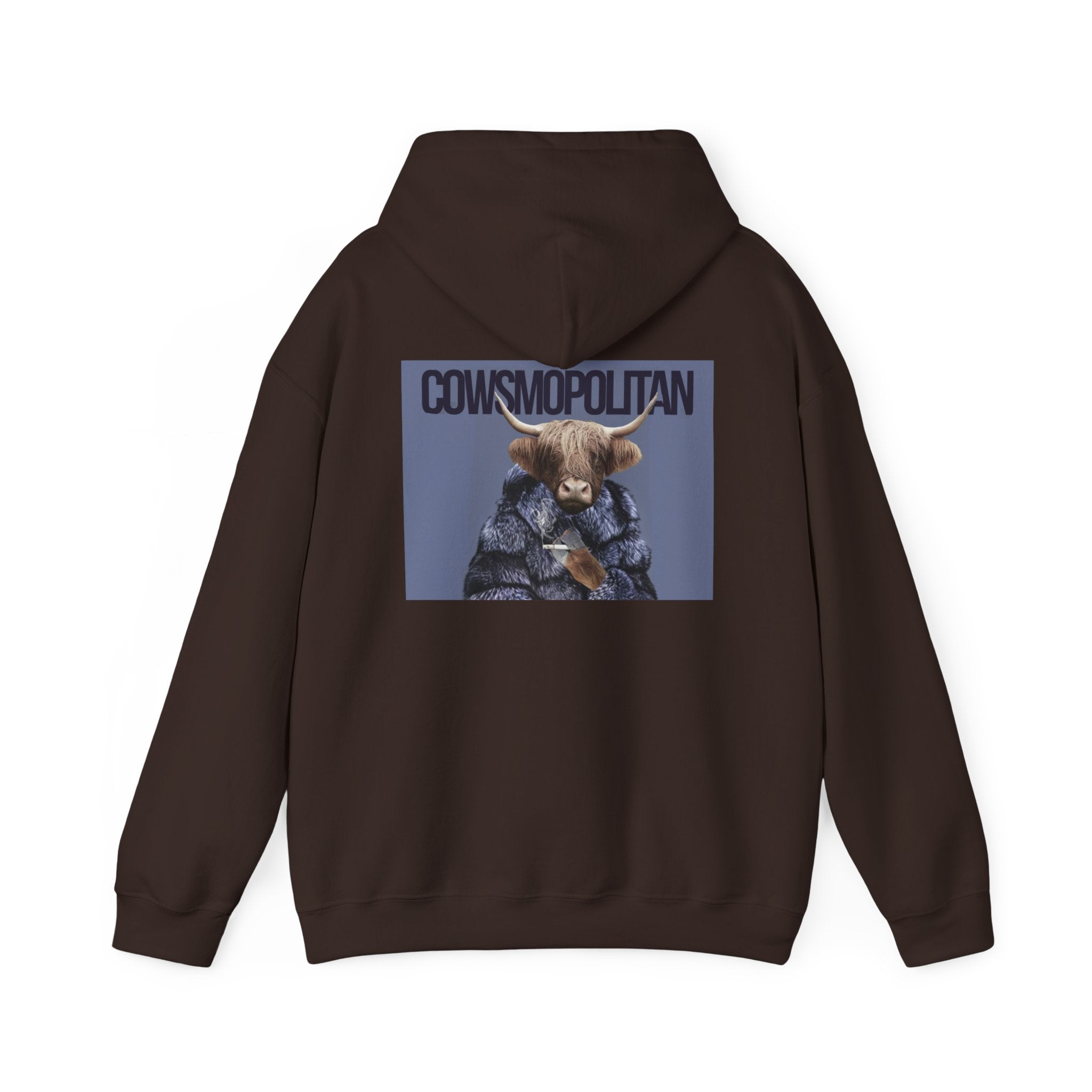 Cosmopolitan Cow Graphic Hoodie