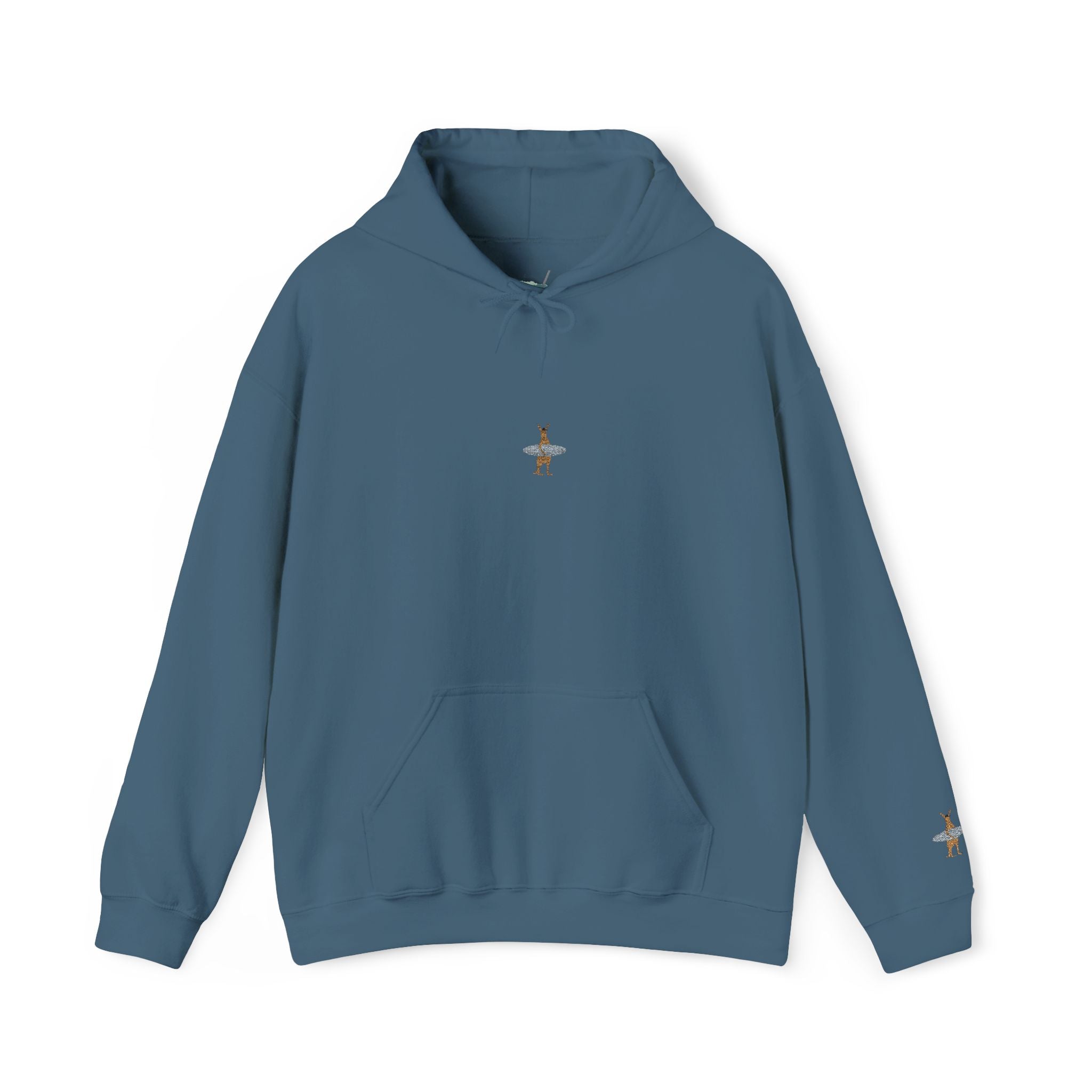 Embroidered Kangaroo Surf Hoodie