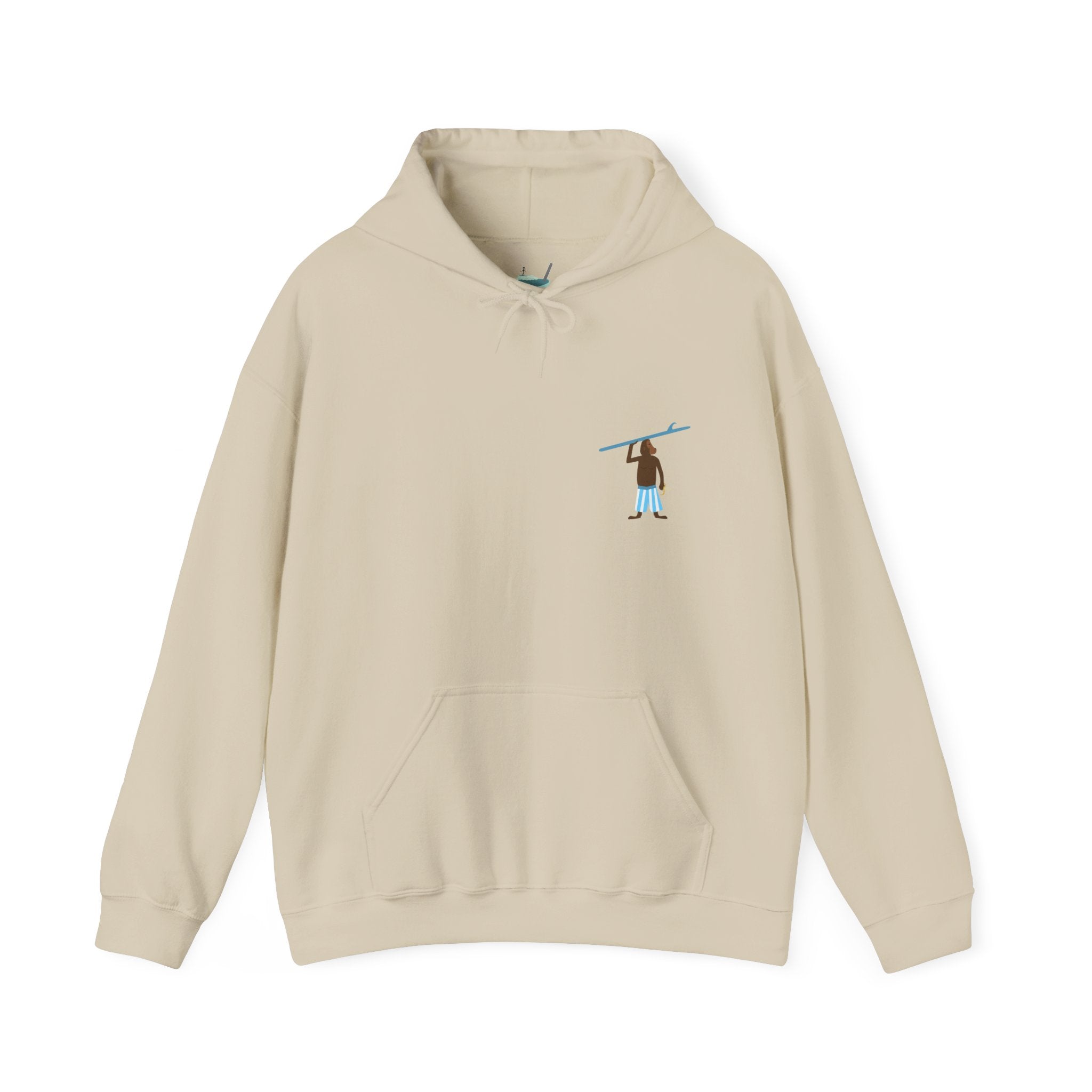 Monkey Carrying Longboard Hoodie