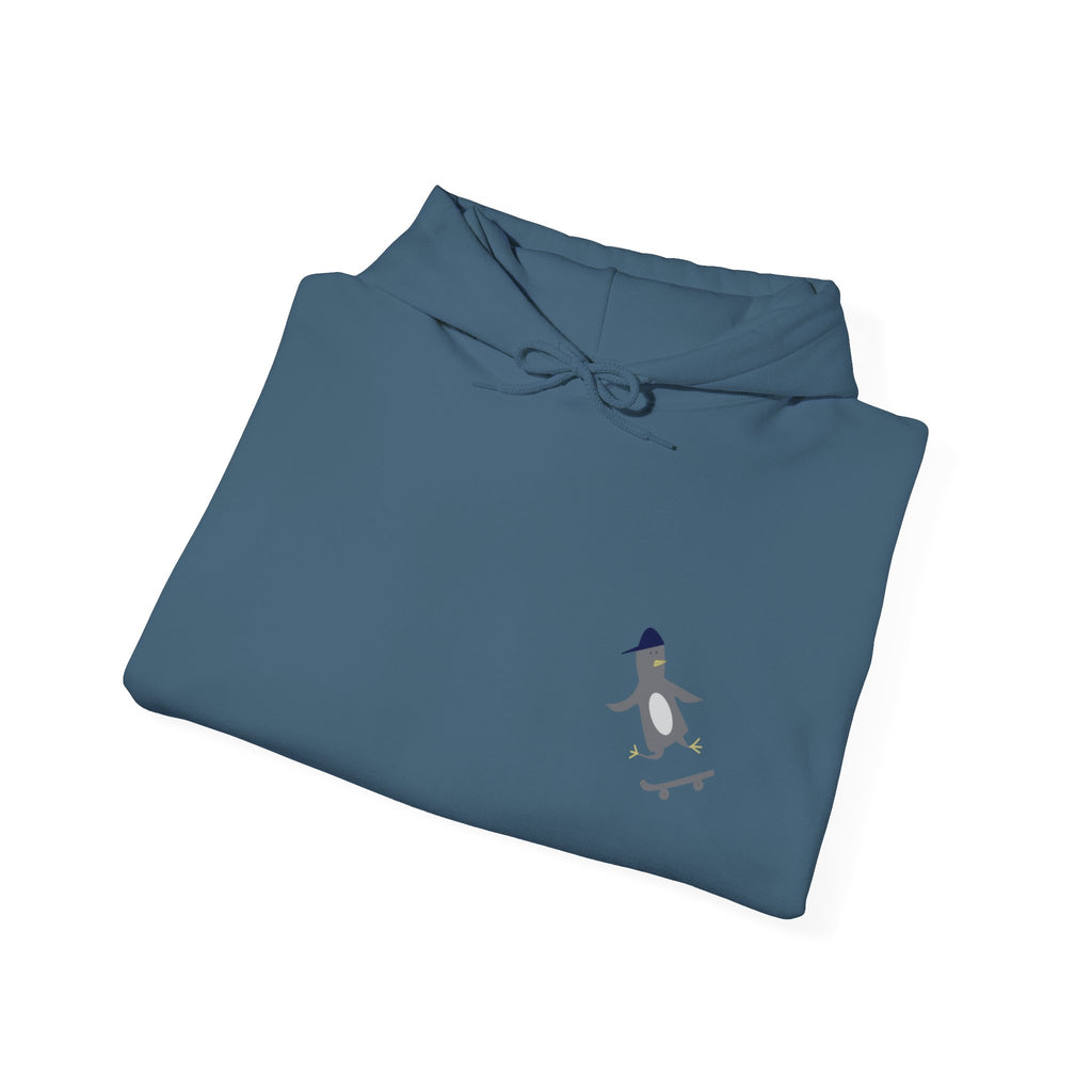 Penguin Kick-Flipping Hoodie