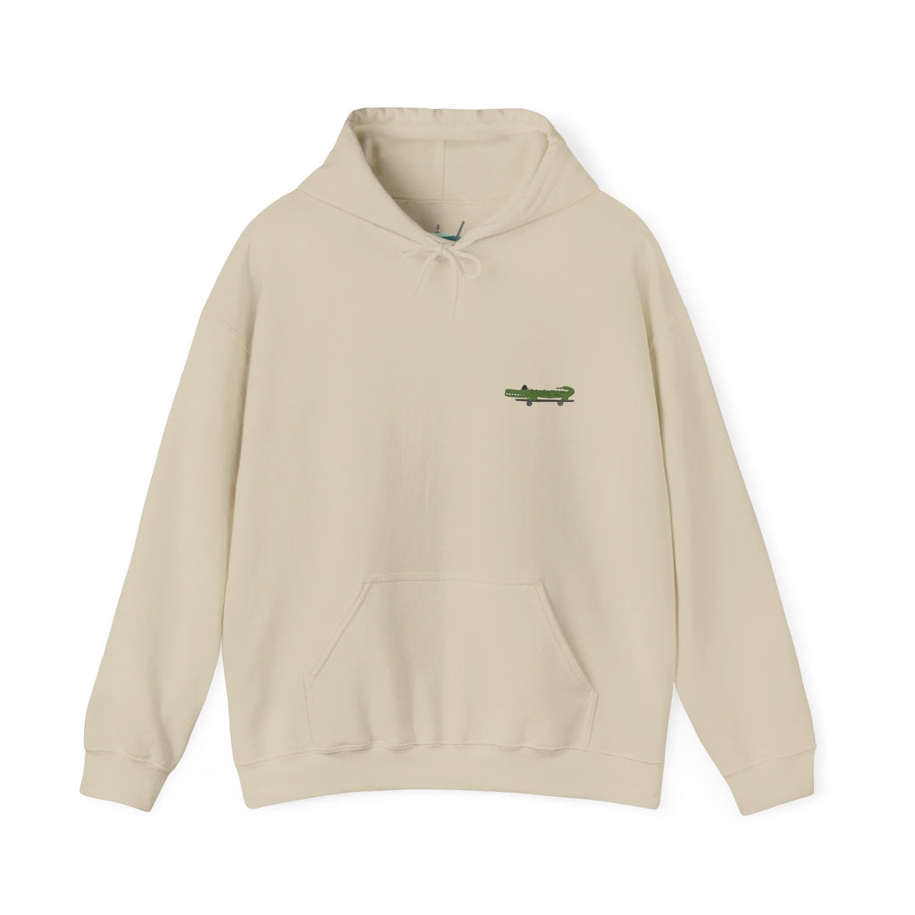 Skateboard Alligator Hoodie