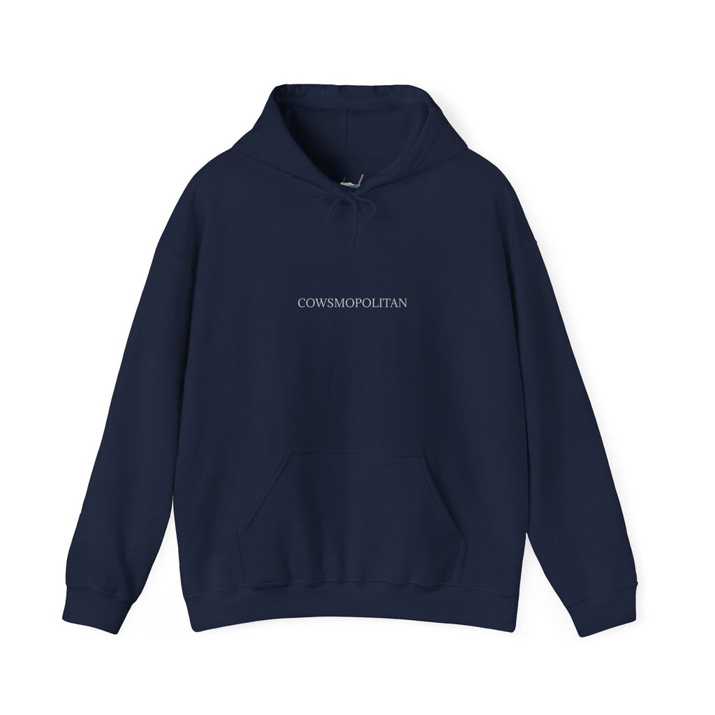 Cosmopolitan Cow Graphic Hoodie
