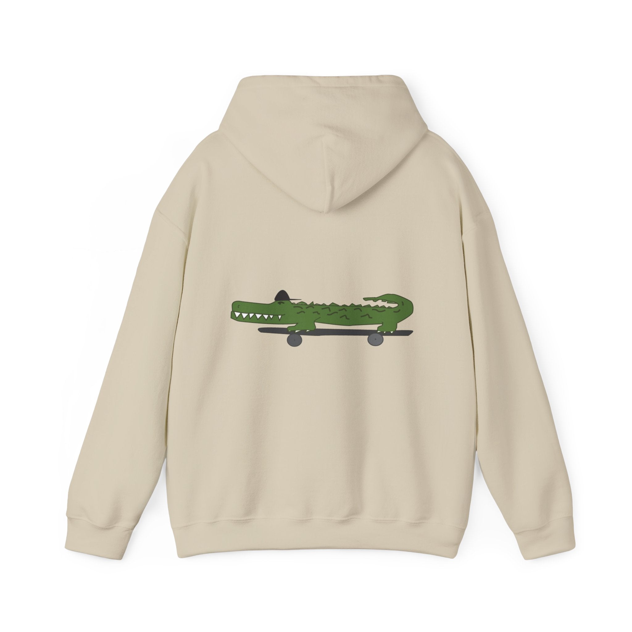 Skateboard Alligator Hoodie