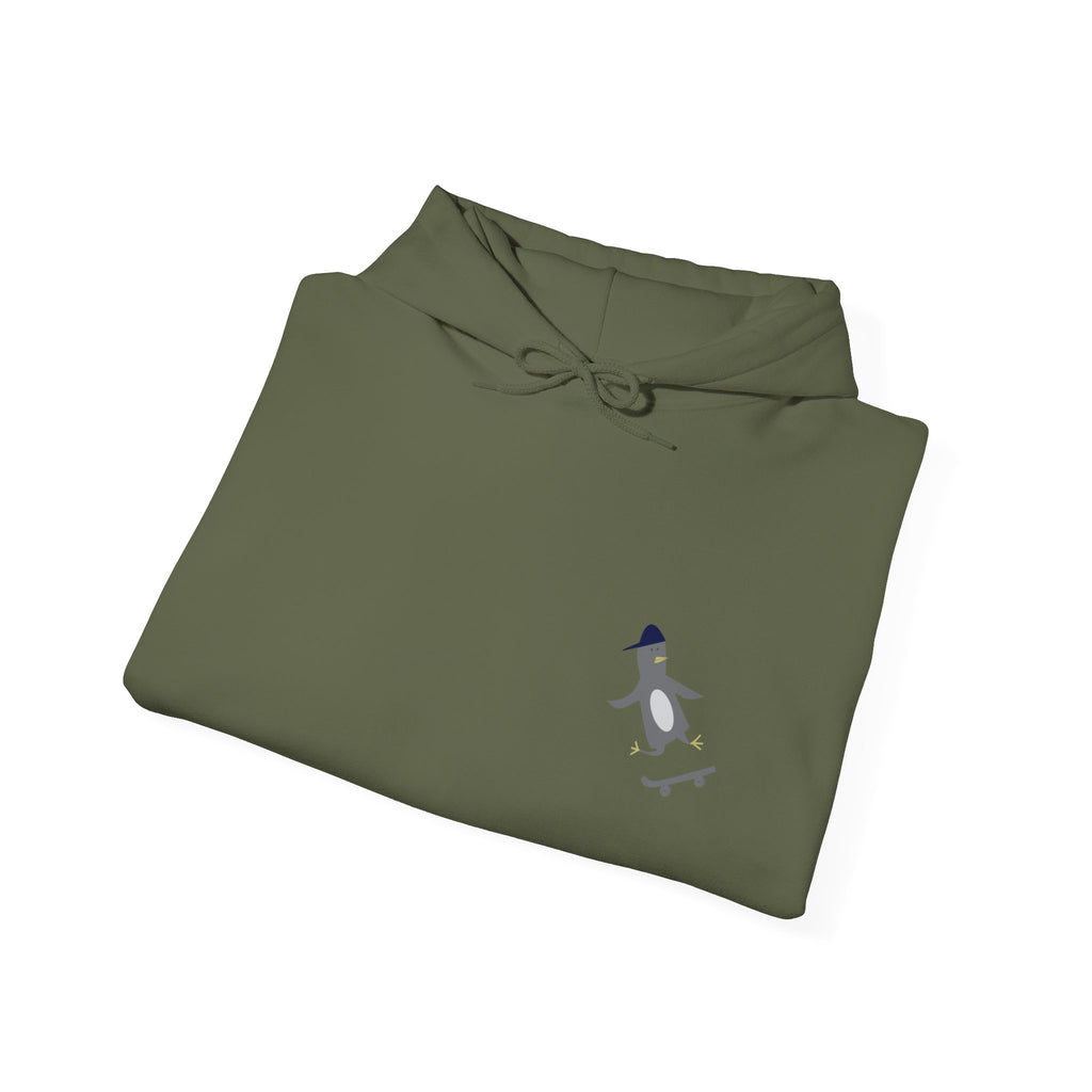 Penguin Kick-Flipping Hoodie