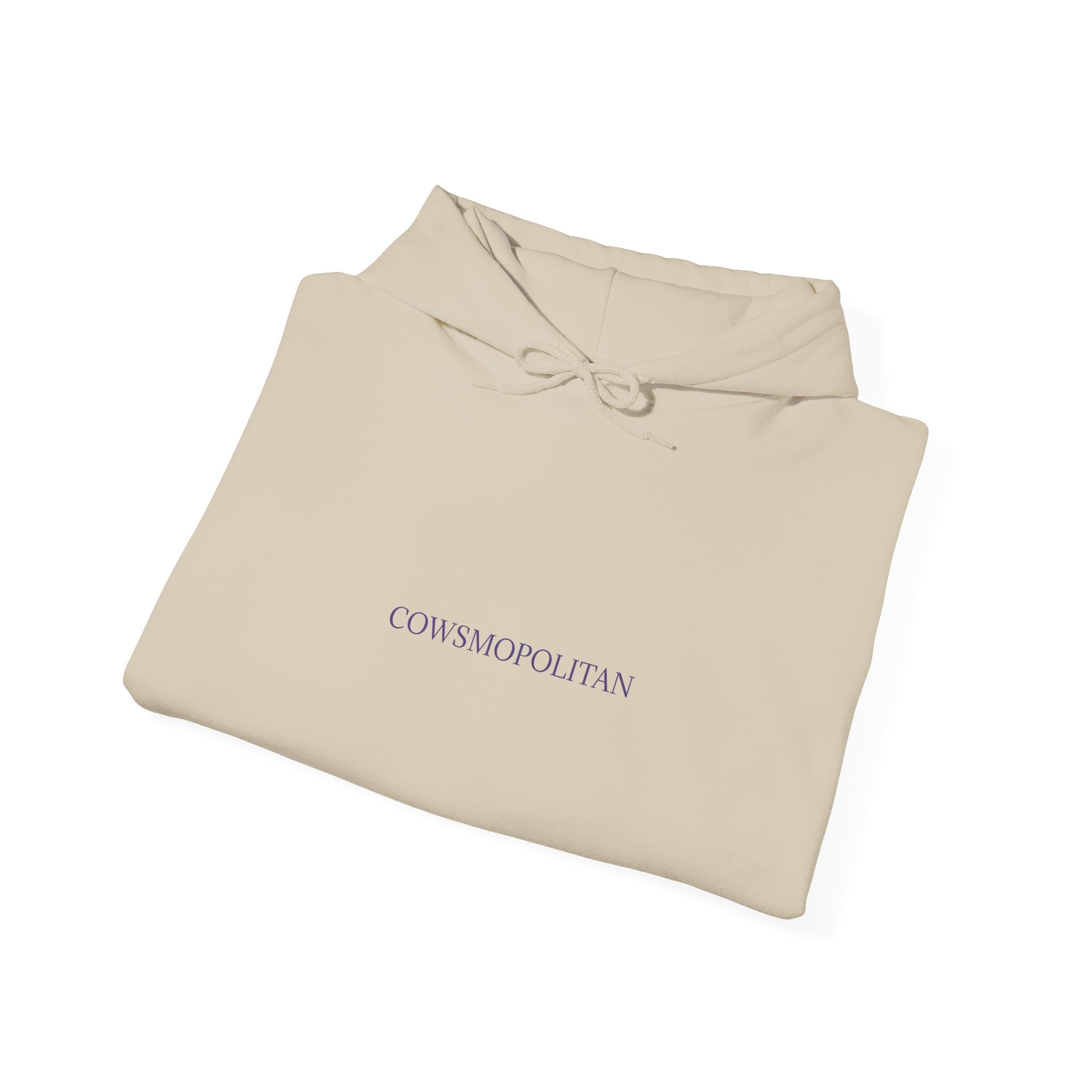 Cosmopolitan Cow Graphic Hoodie