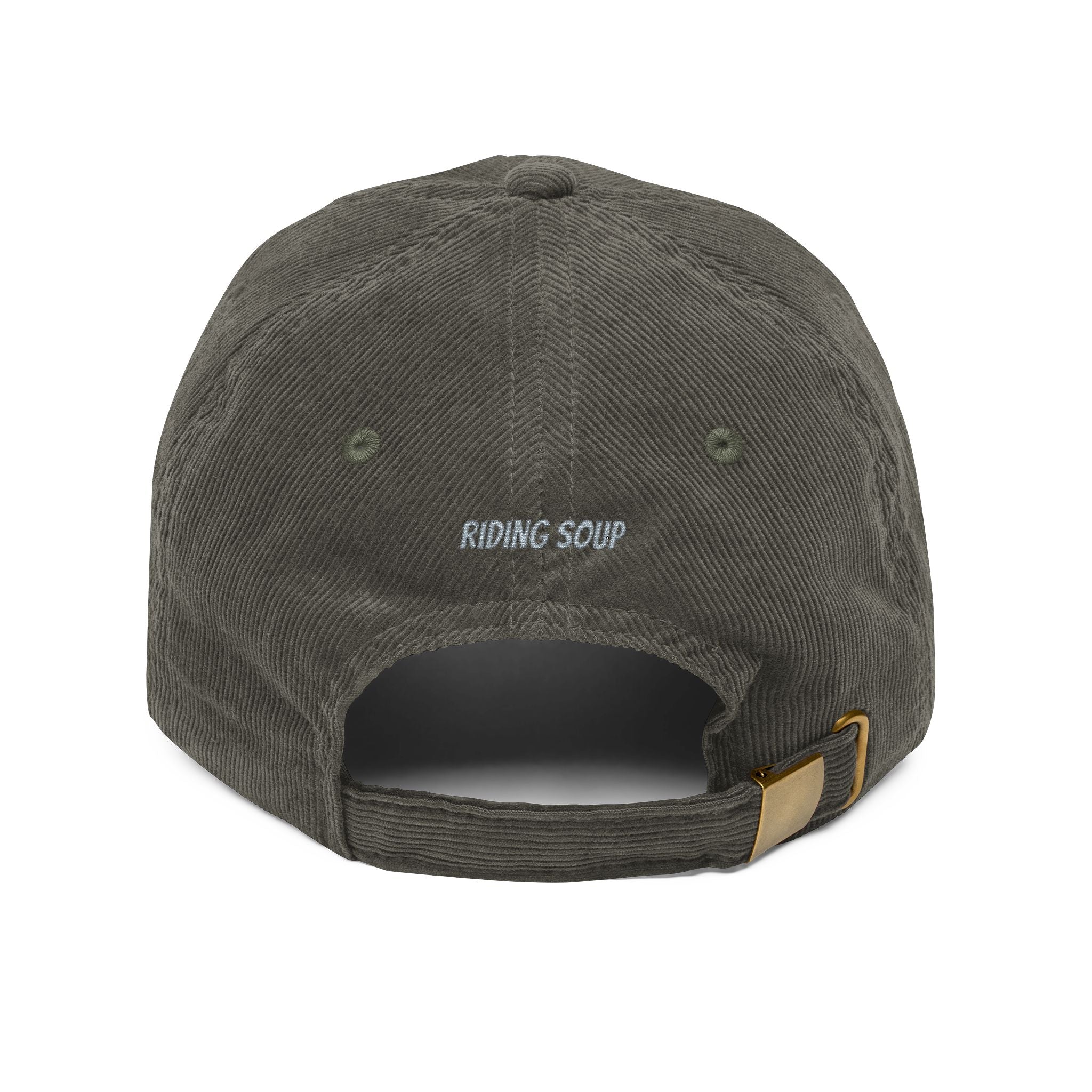 Corduroy Baseball Cap — Embroidered Surf Kangaroo