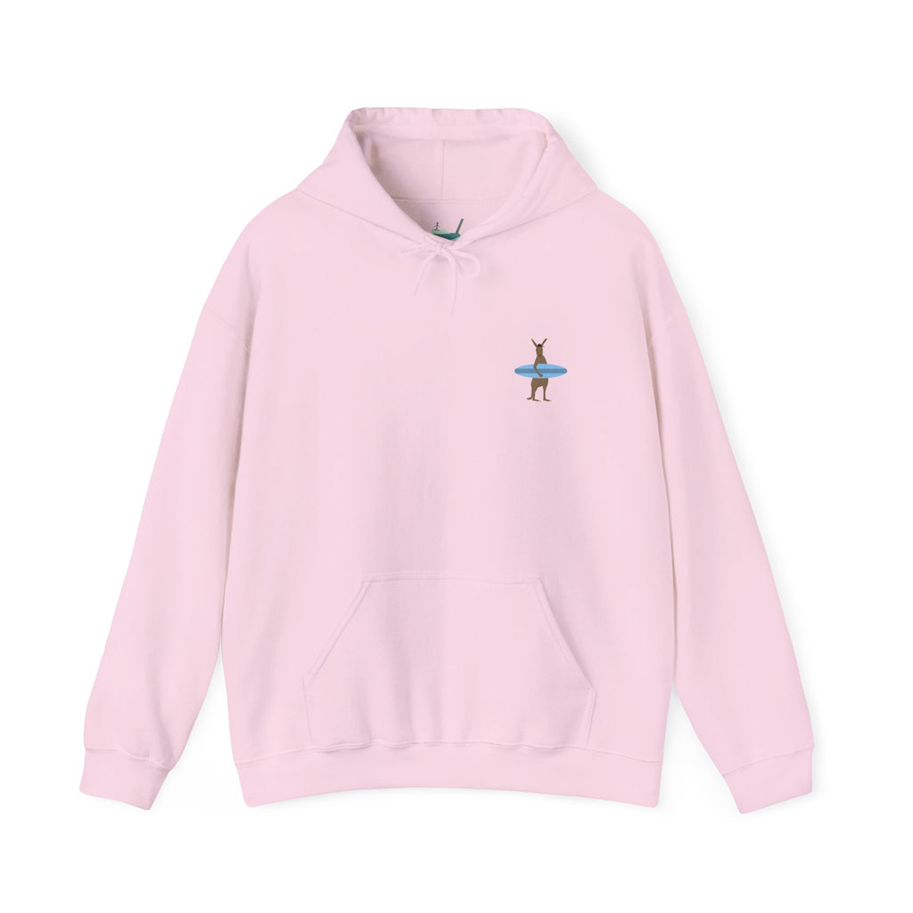 Surfing Kangaroo Hoodie — "Wanna go ride some soup?"