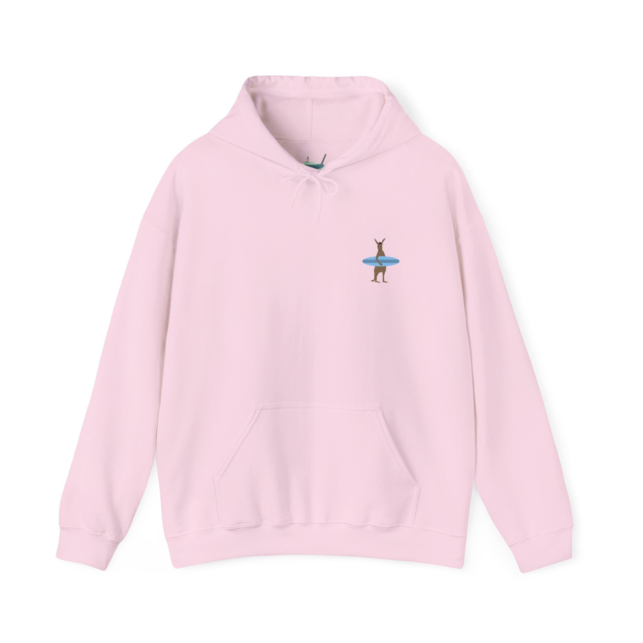 Surfing Kangaroo Hoodie — "Wanna go ride some soup?"