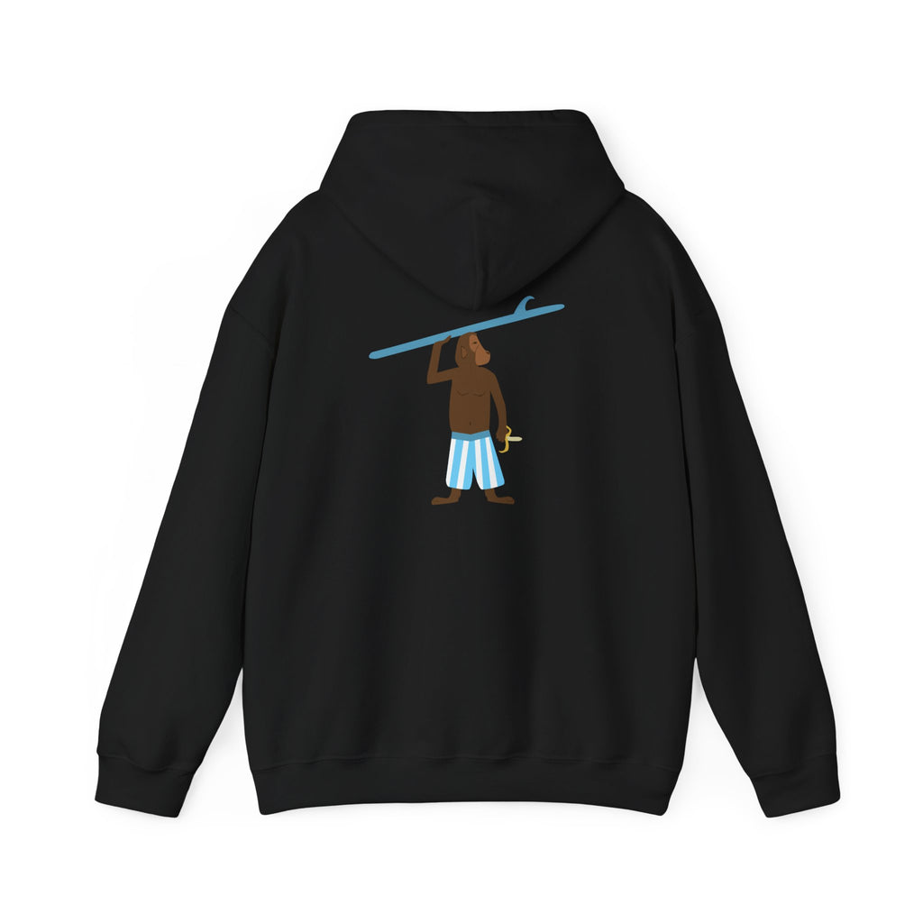 Monkey Carrying Longboard Hoodie