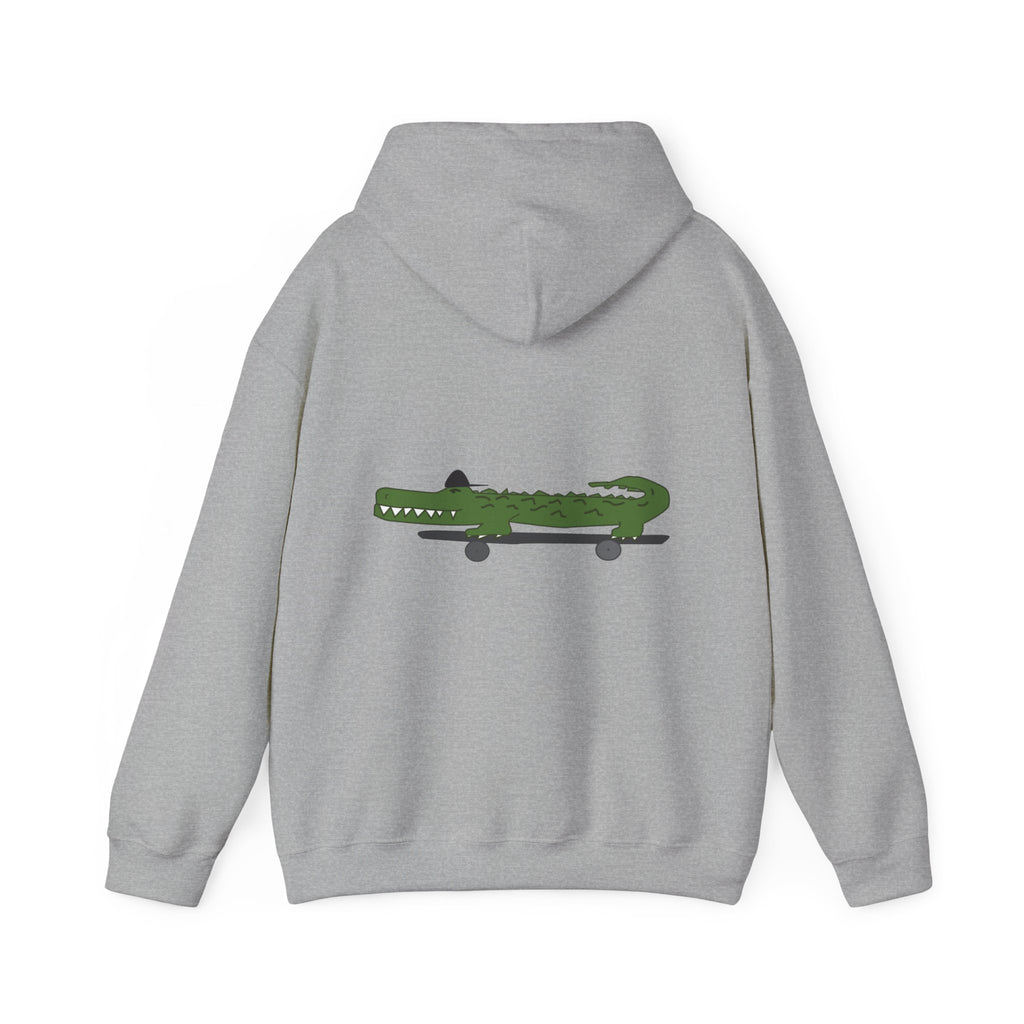 Skateboard Alligator Hoodie