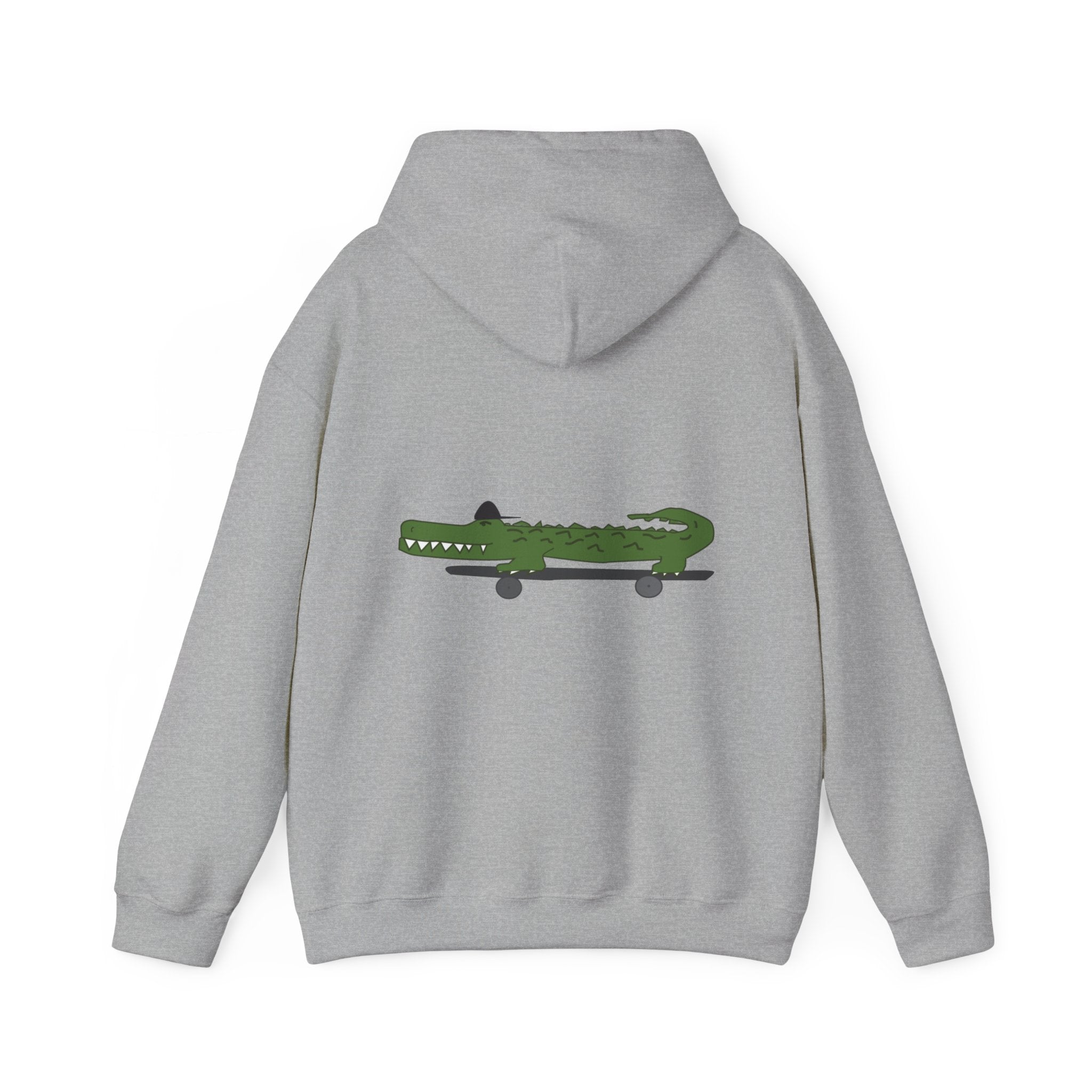 Skateboard Alligator Hoodie