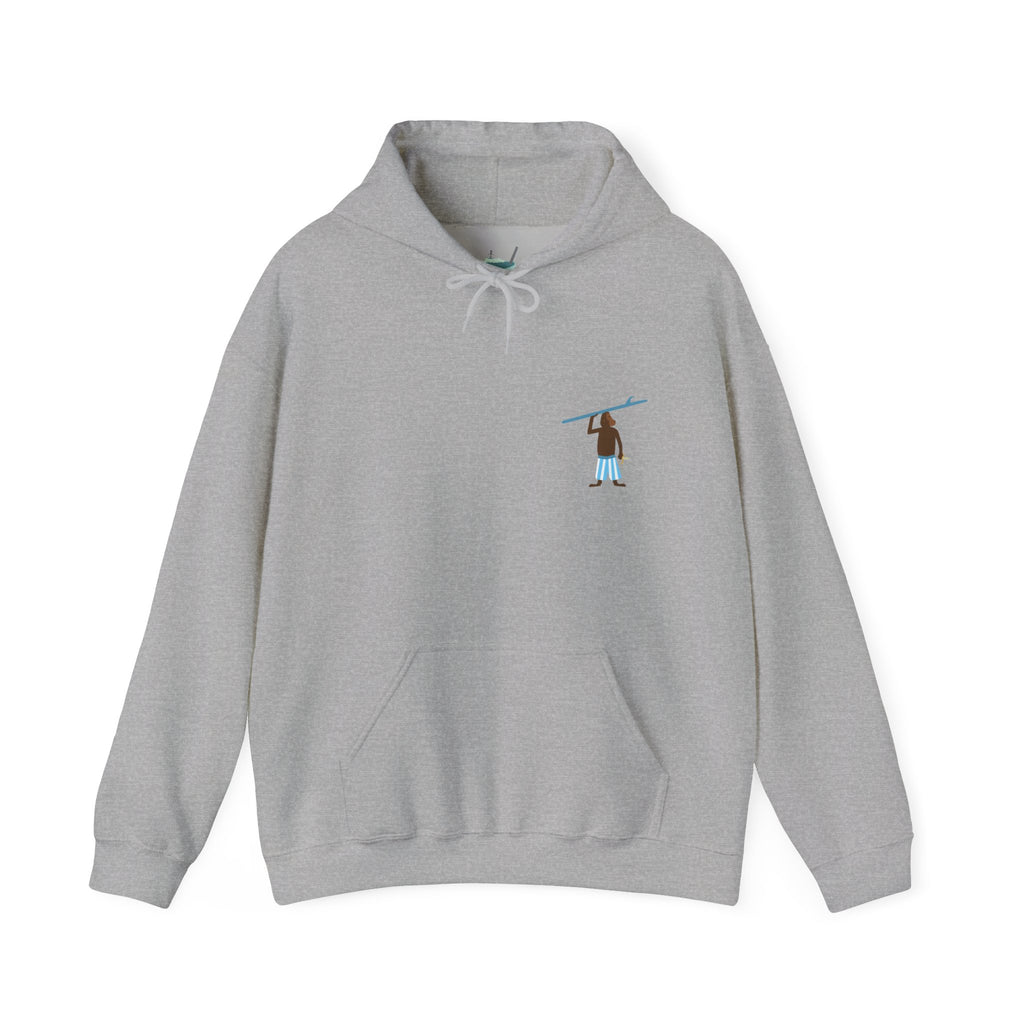 Monkey Carrying Longboard Hoodie