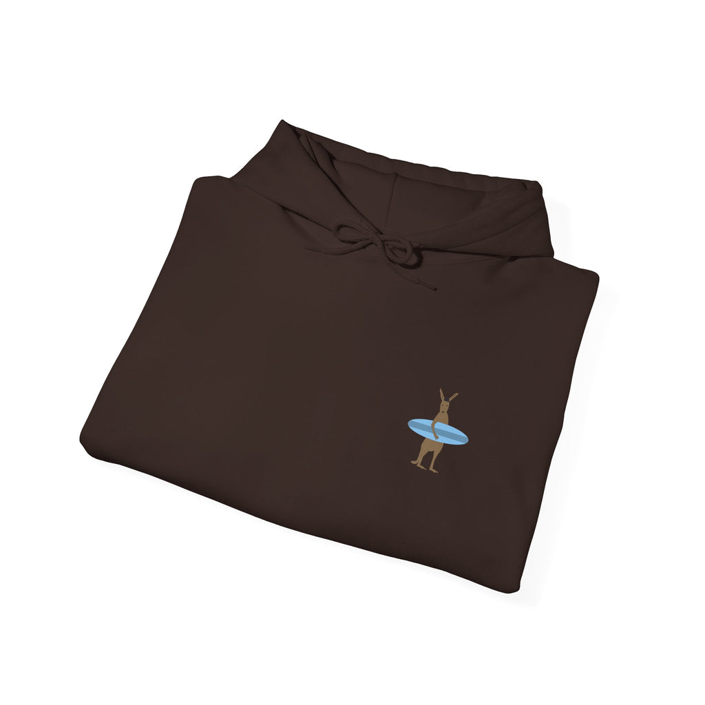 Surfing Kangaroo Hoodie — "Wanna go ride some soup?"