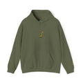 Embroidered Giraffe on a Skateboard Hoodie