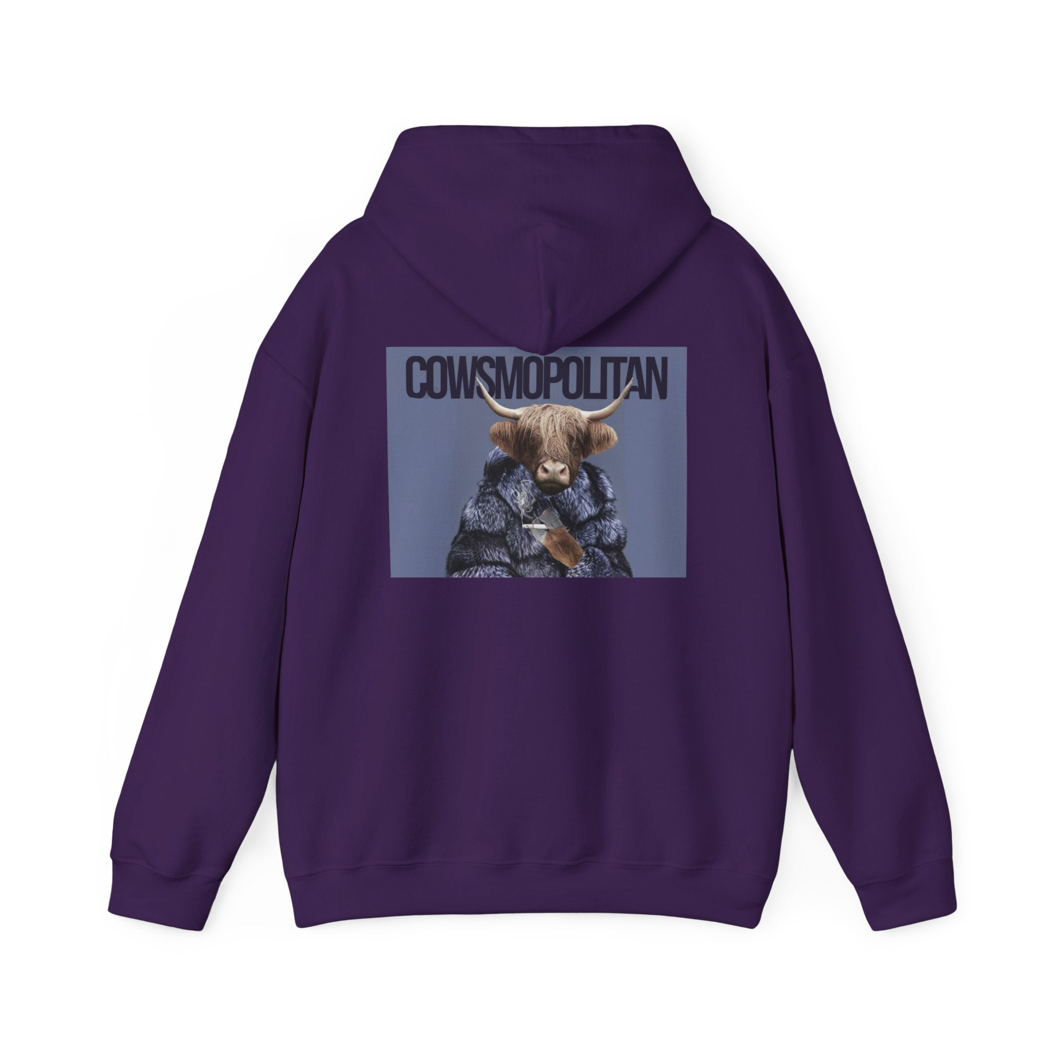 Cosmopolitan Cow Graphic Hoodie
