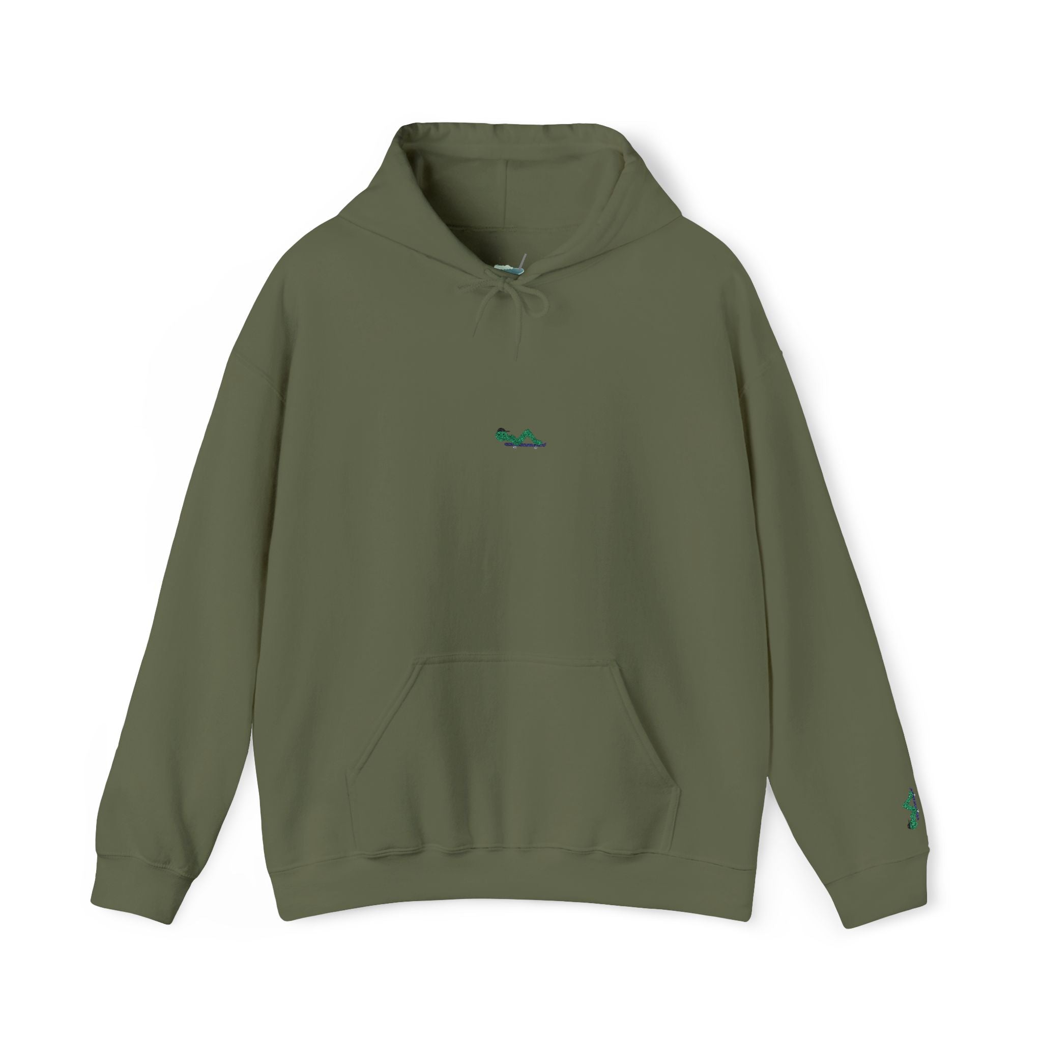 Embroidered Caterpillar Hoodie