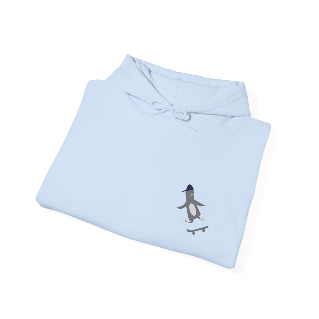 Penguin Kick-Flipping Hoodie