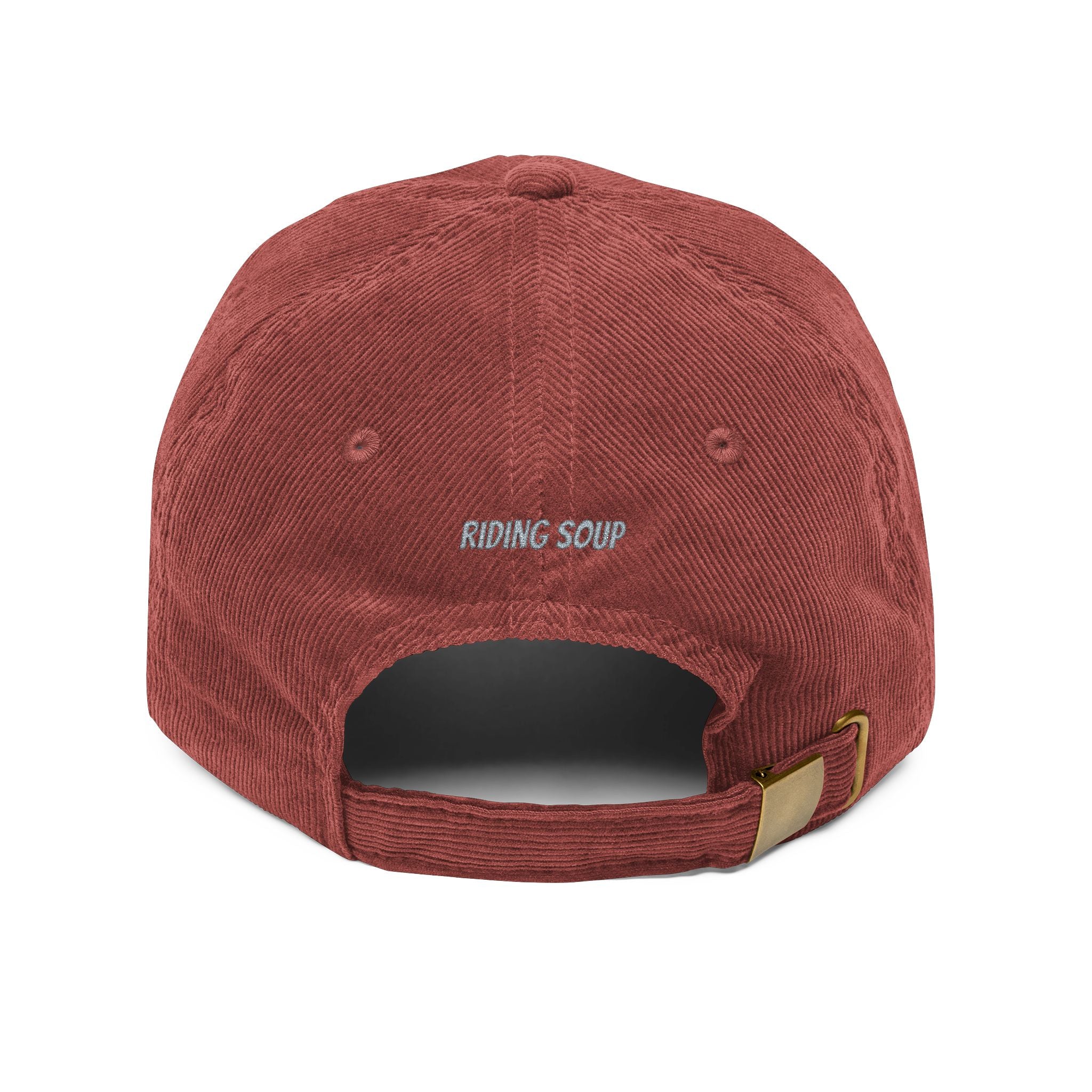 Corduroy Baseball Cap — Embroidered Surf Kangaroo