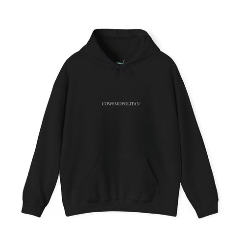 Cosmopolitan Cow Graphic Hoodie
