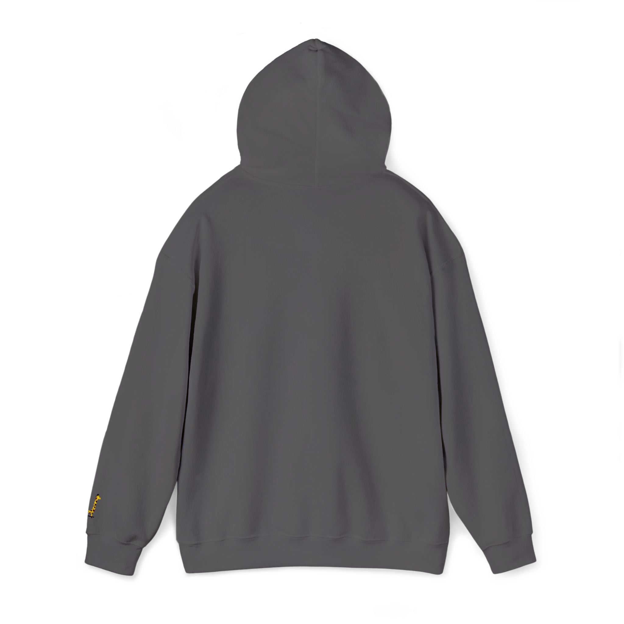 Embroidered Giraffe on a Skateboard Hoodie