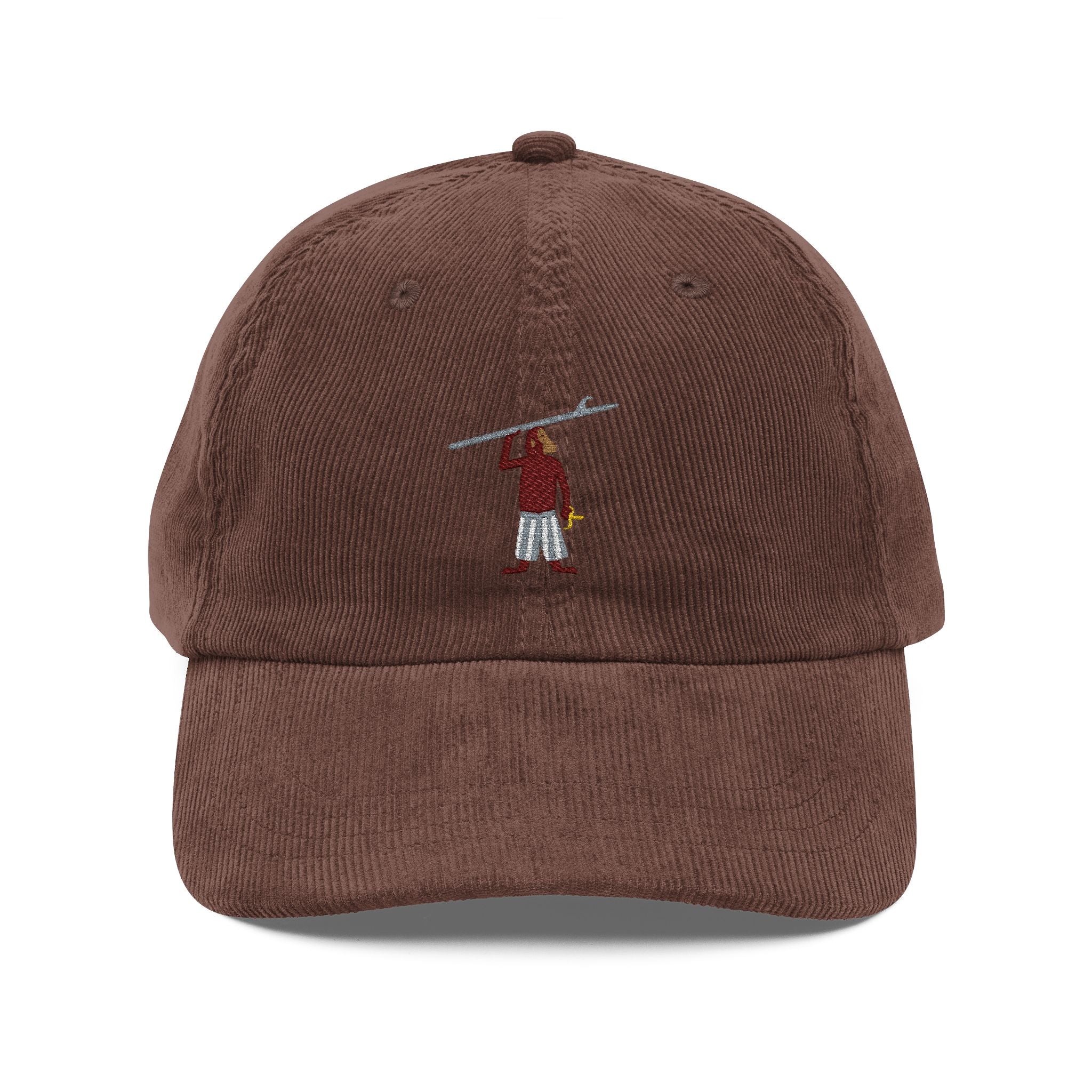 Vintage Corduroy Embroidered Cap — Surfing Monkey