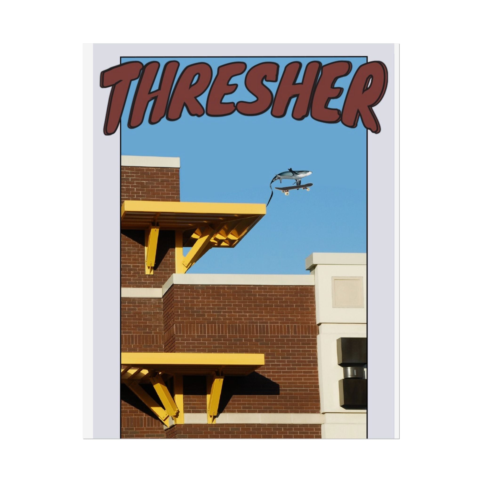 Rolled Poster — 'Thresher' Urban Architecture Print