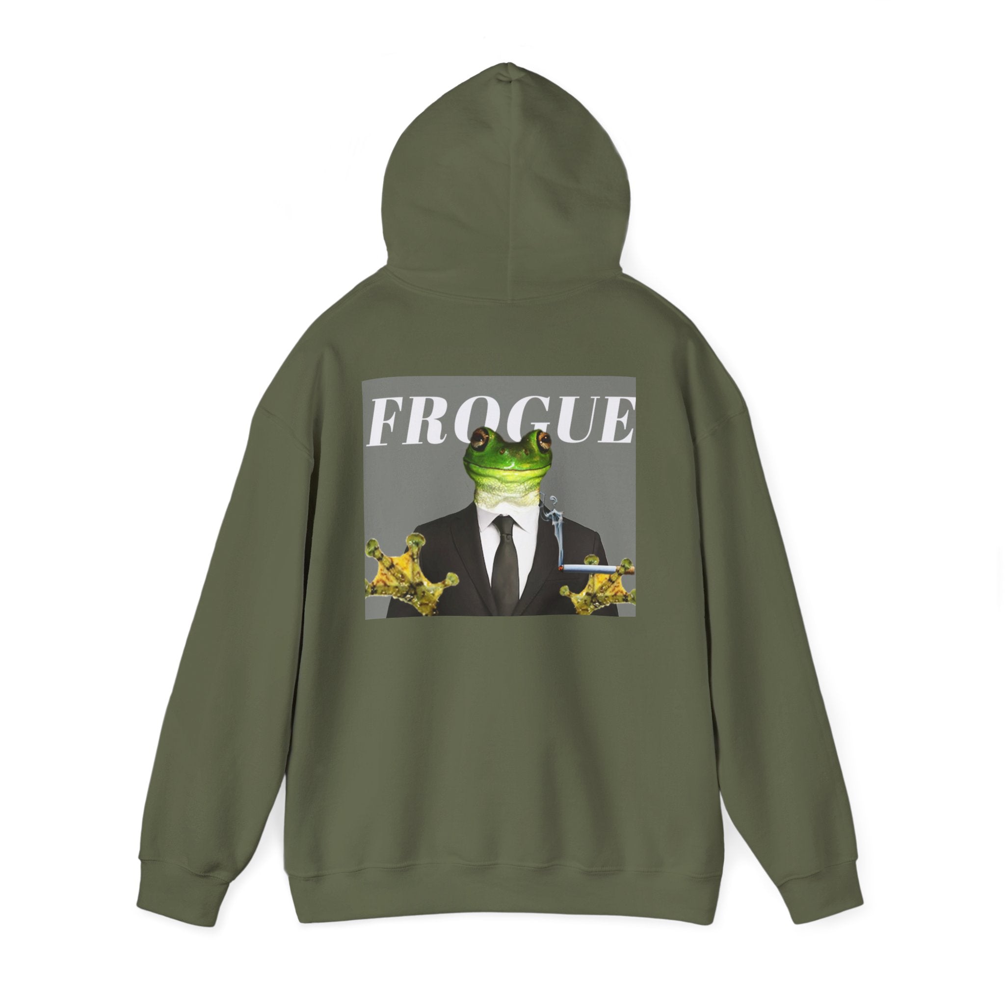 'FROGUE' Suit Frog Graphic Hoodie