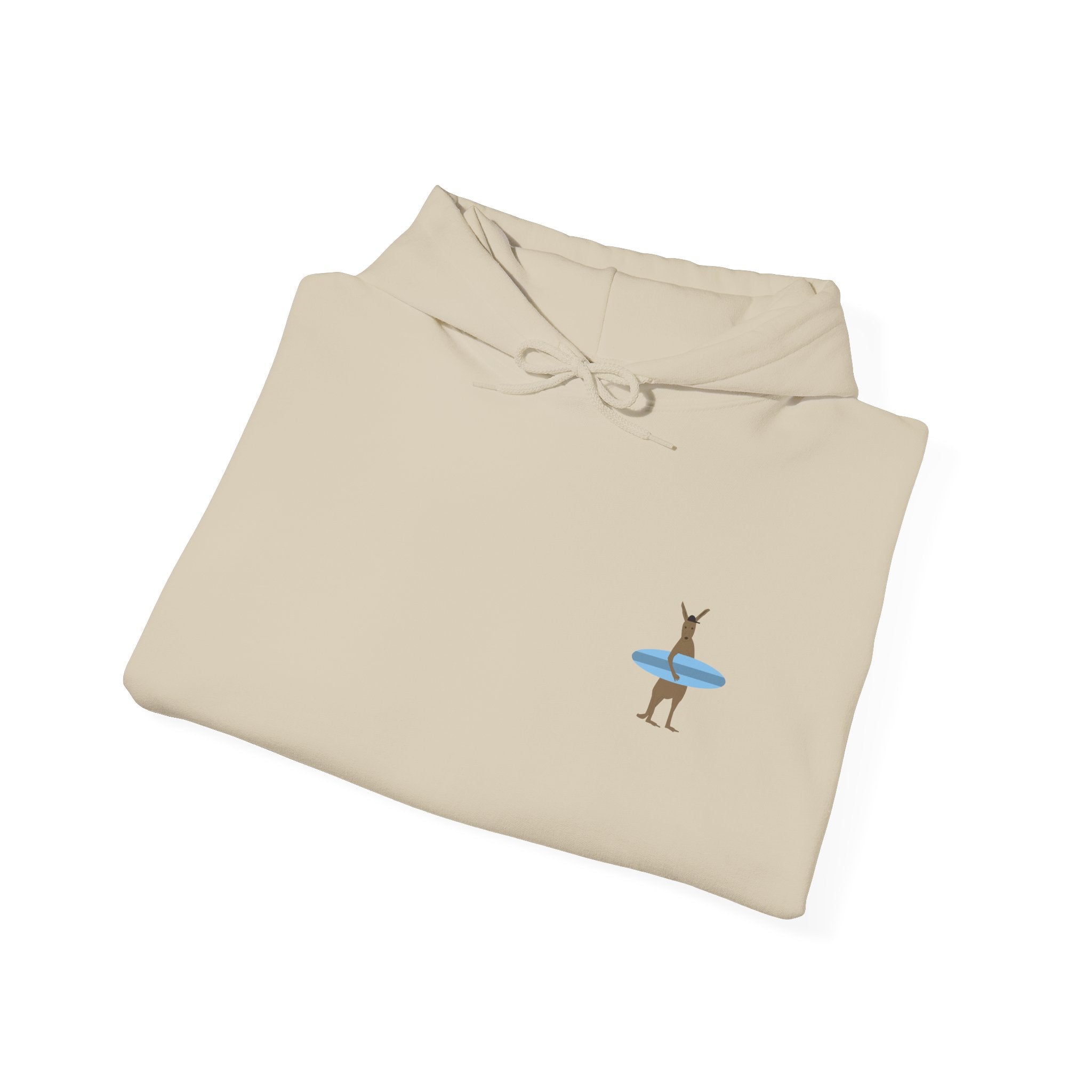 Surfing Kangaroo Hoodie — "Wanna go ride some soup?"