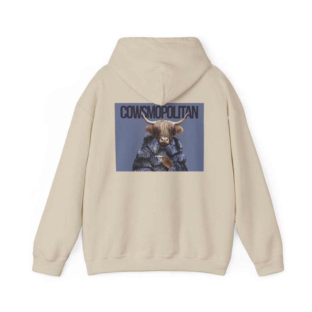 Cosmopolitan Cow Graphic Hoodie