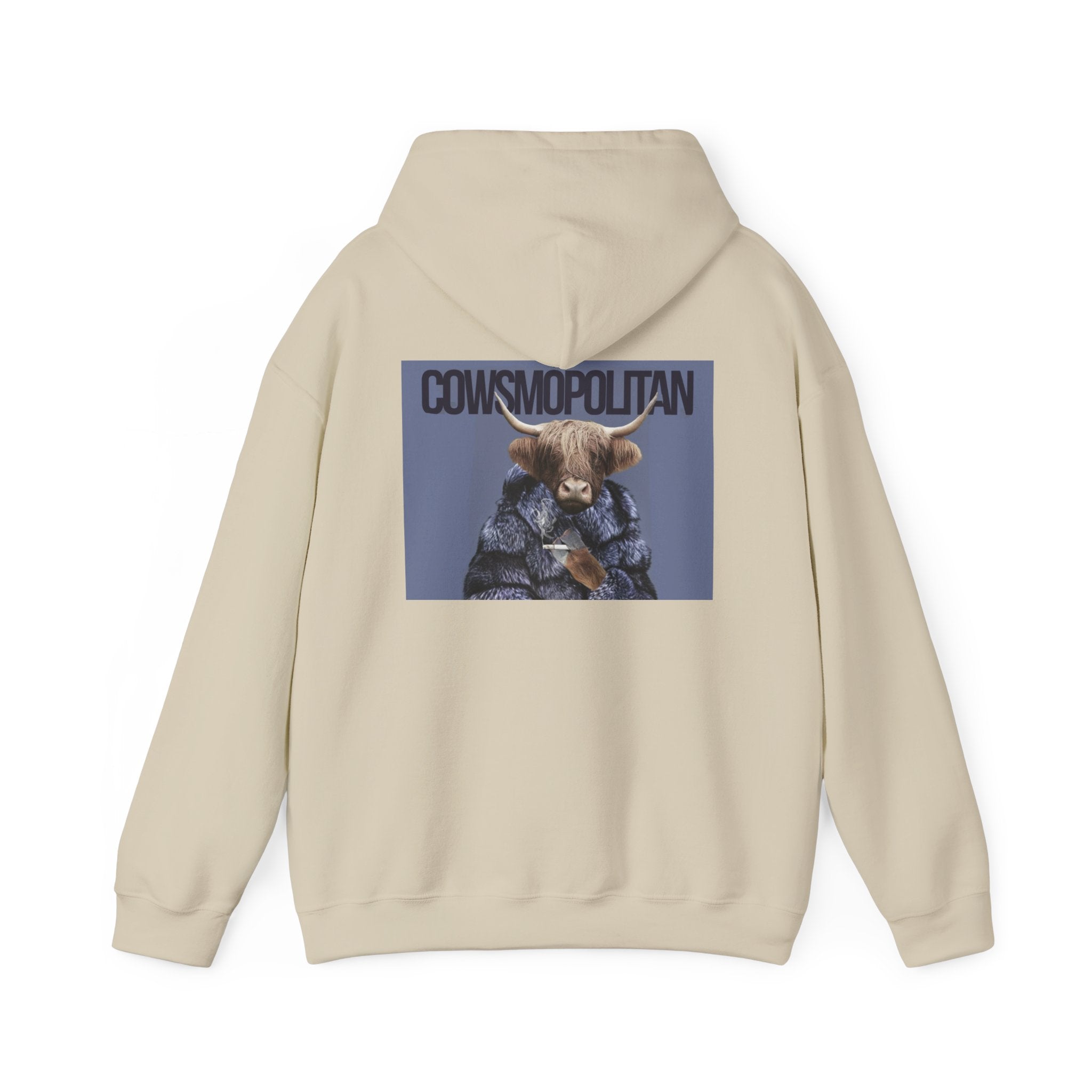 Cosmopolitan Cow Graphic Hoodie
