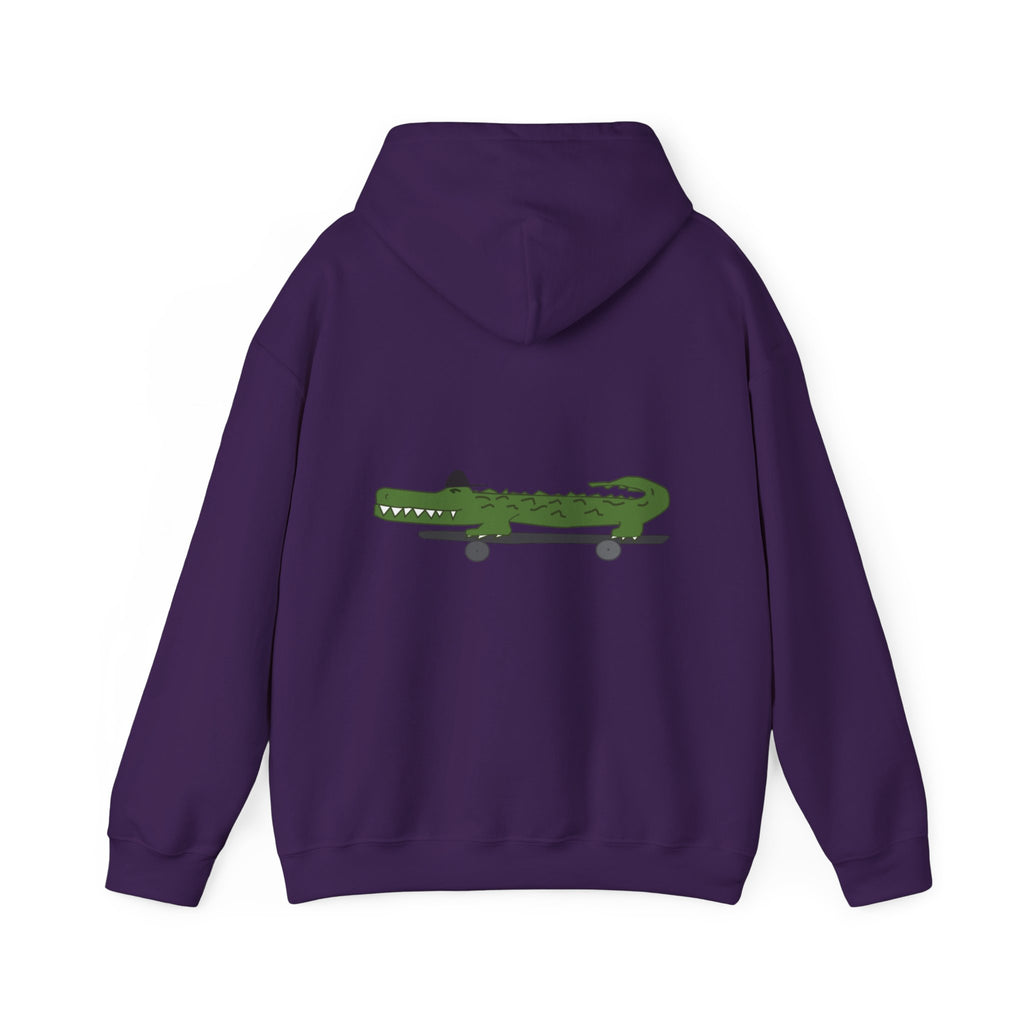 Skateboard Alligator Hoodie